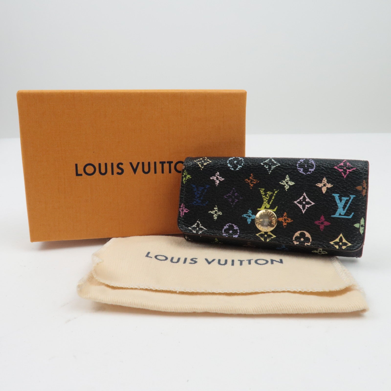 Louis Vuitton Multicolor Multiclés 4 Sleutelhoesje Sleutelhanger M60284/CT4172 *Doos, stofzak 