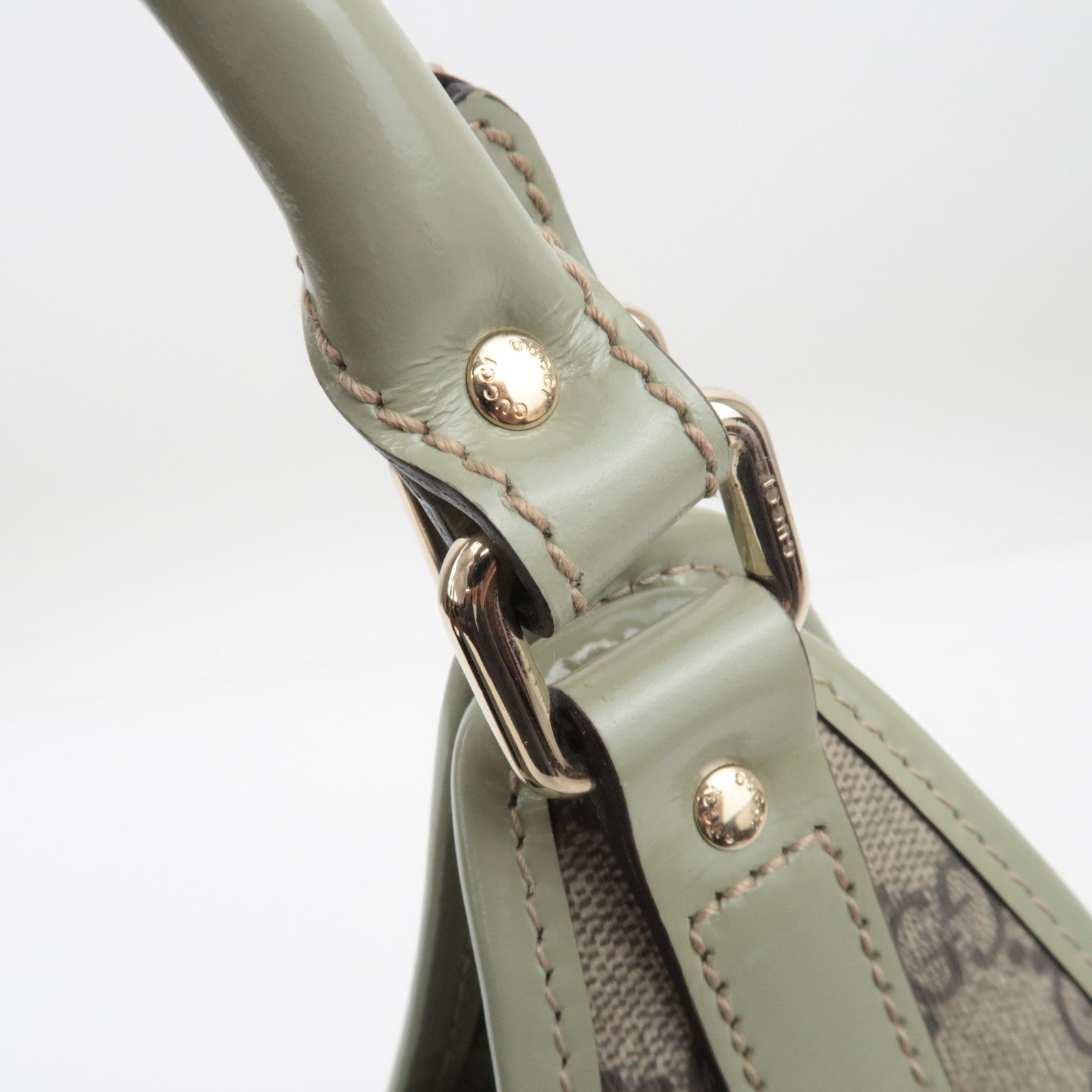 GUCCI GG Supreme Patent Leather Schoudertas 203494 *Stofzak 