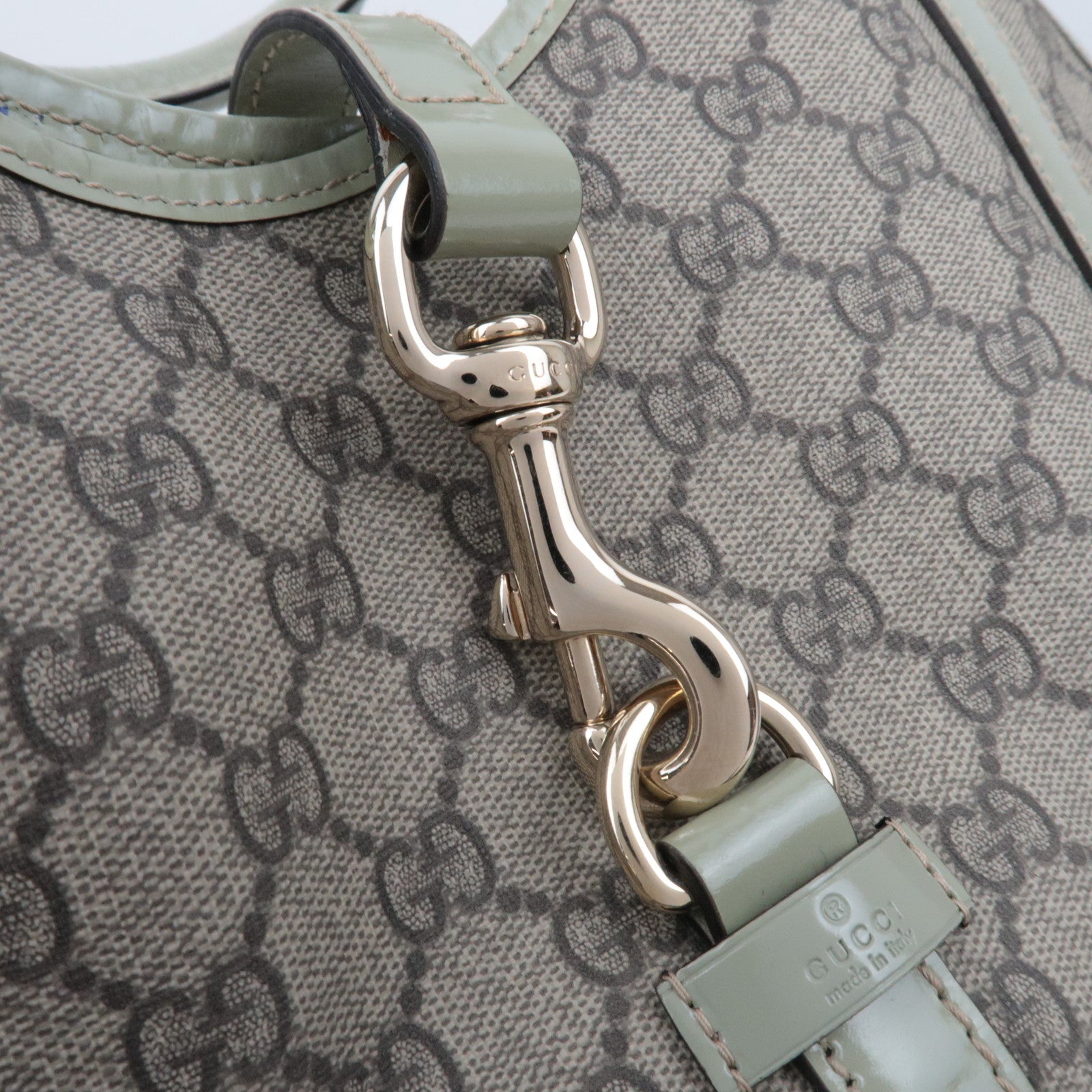 GUCCI GG Supreme Patent Leather Schoudertas 203494 *Stofzak 