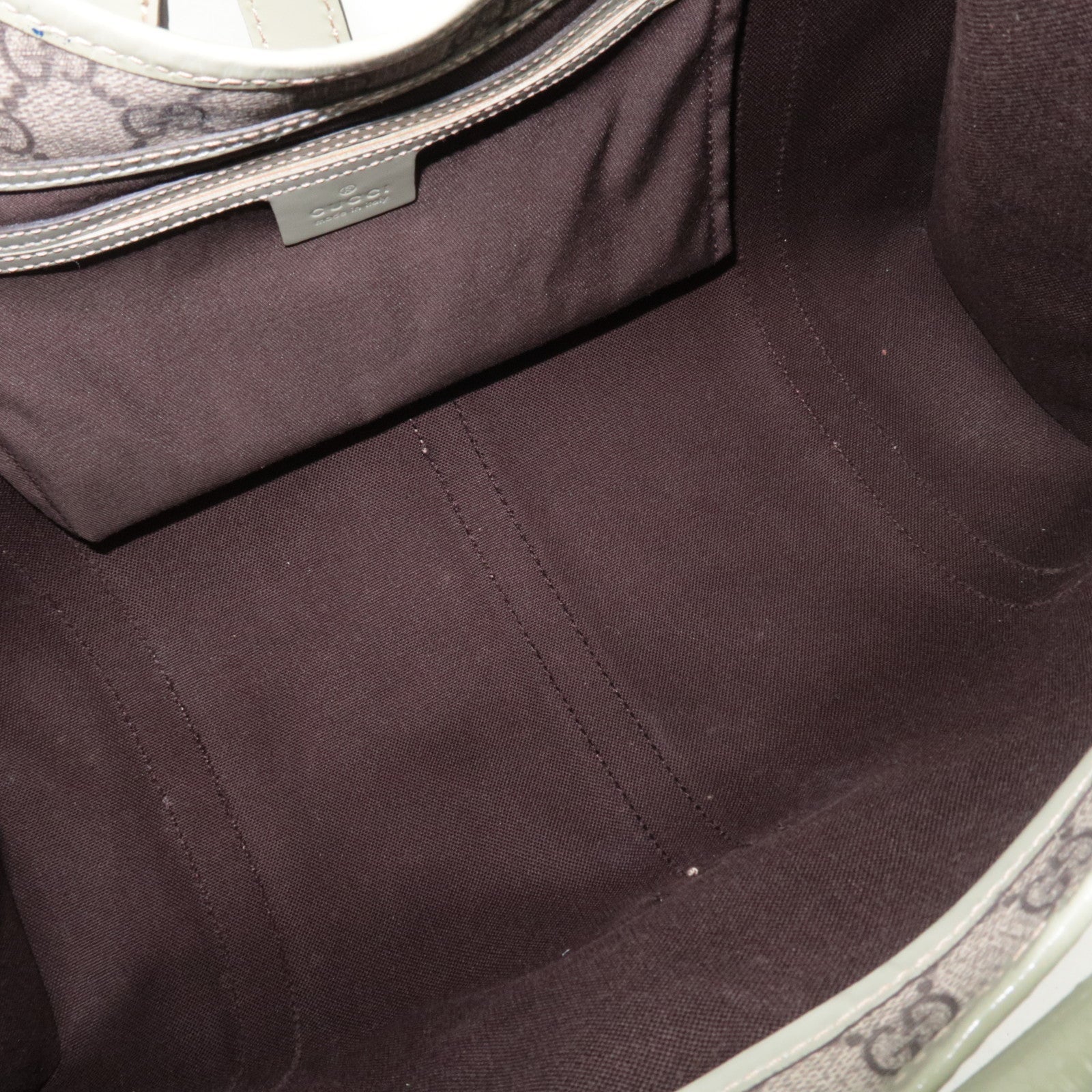 GUCCI GG Supreme Patent Leather Schoudertas 203494 *Stofzak 