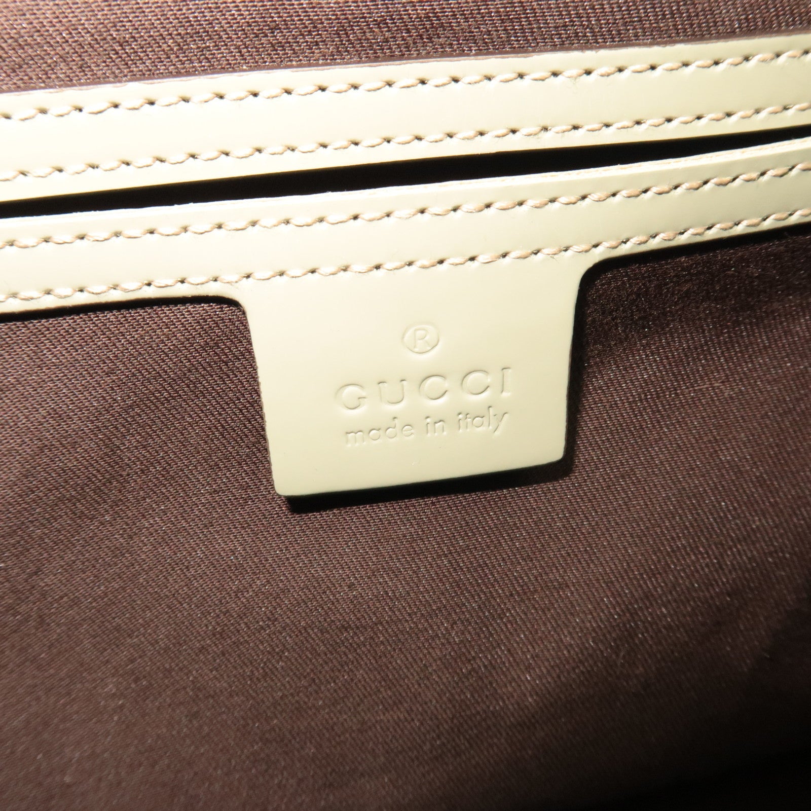 GUCCI GG Supreme Patent Leather Schoudertas 203494 *Stofzak 