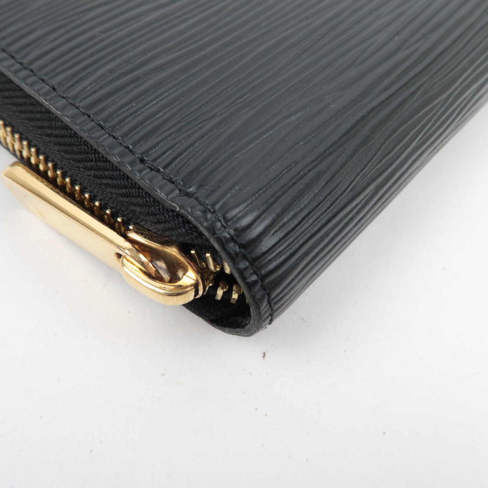 Louis Vuitton Epi Zippy Wallet Noir M68755/RFID *Doos, Stofzak 