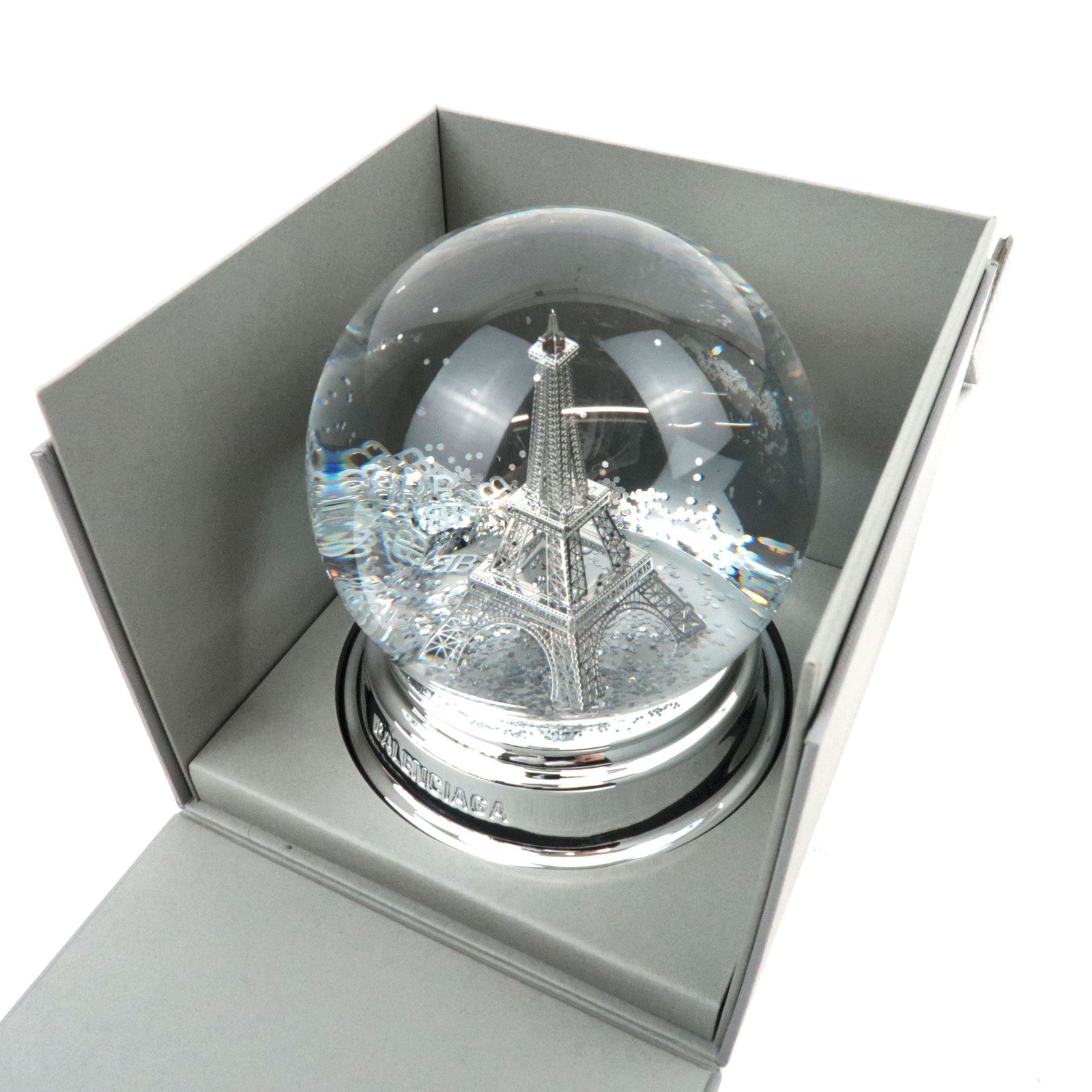BALENCIAGA Snow Globe 2024 Silver *Box
