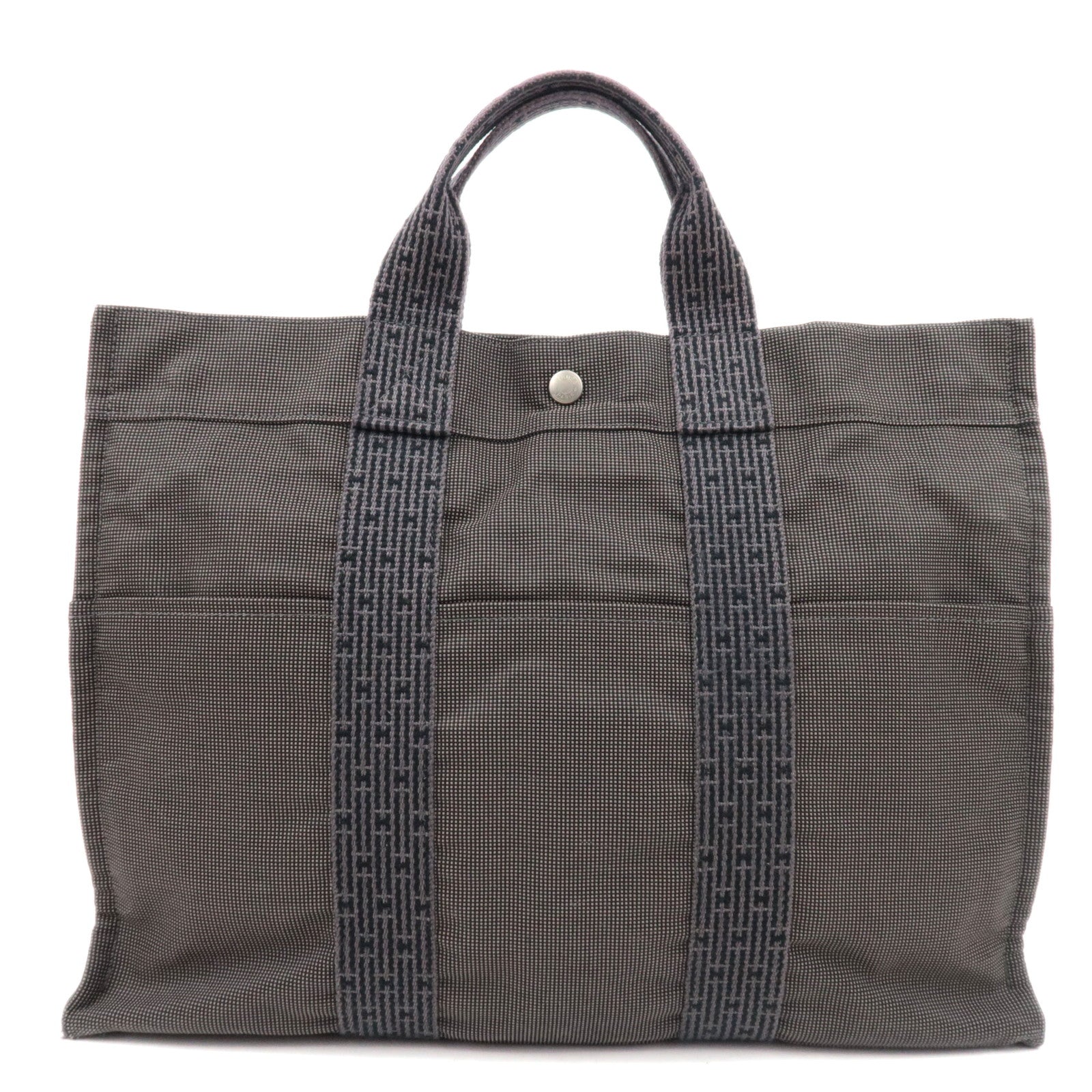 Hermes Her Line MM Tote Bag Grijs *Slot, sleutels ontbreken 