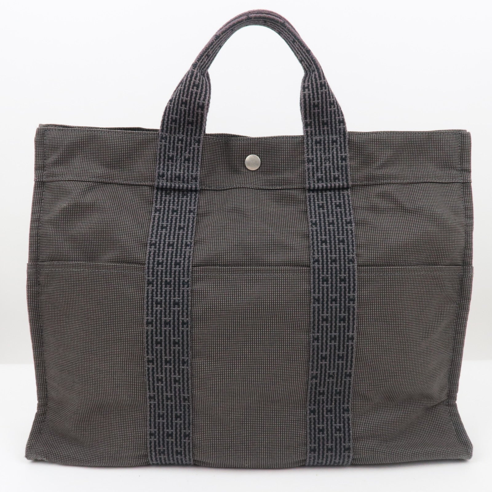 Hermes Her Line MM Tote Bag Grijs *Slot, sleutels ontbreken 