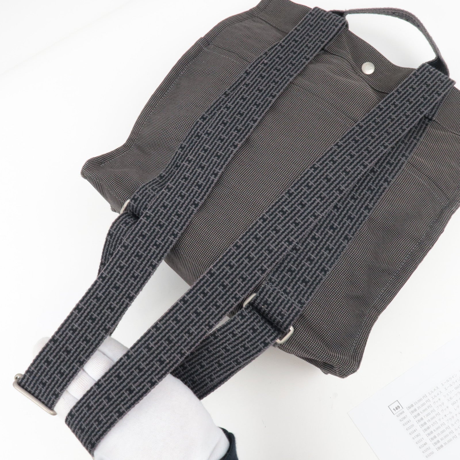 Hermes Her Line Ado MM Rugzak Grijs 