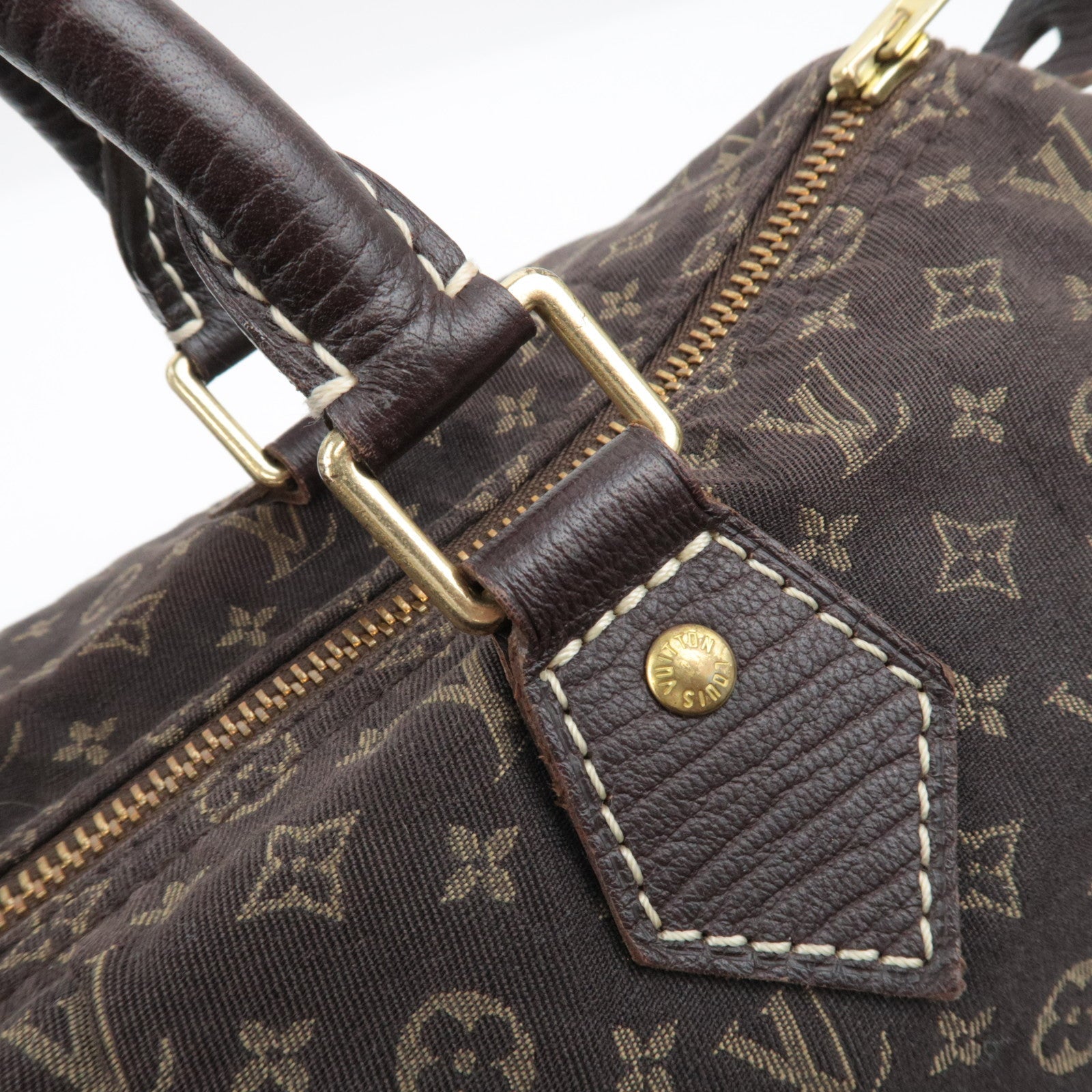 Louis Vuitton Monogram mini lin Speedy 30 Ebene M95224/SP1010 