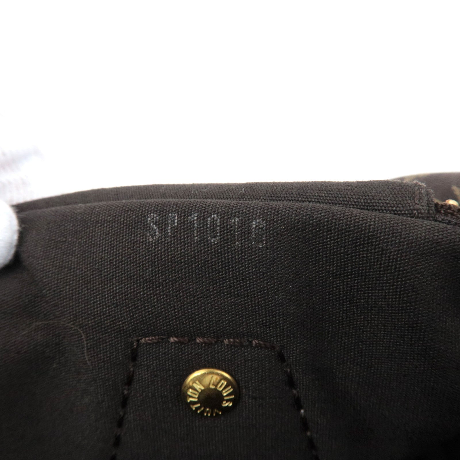 Louis Vuitton Monogram mini lin Speedy 30 Ebene M95224/SP1010 