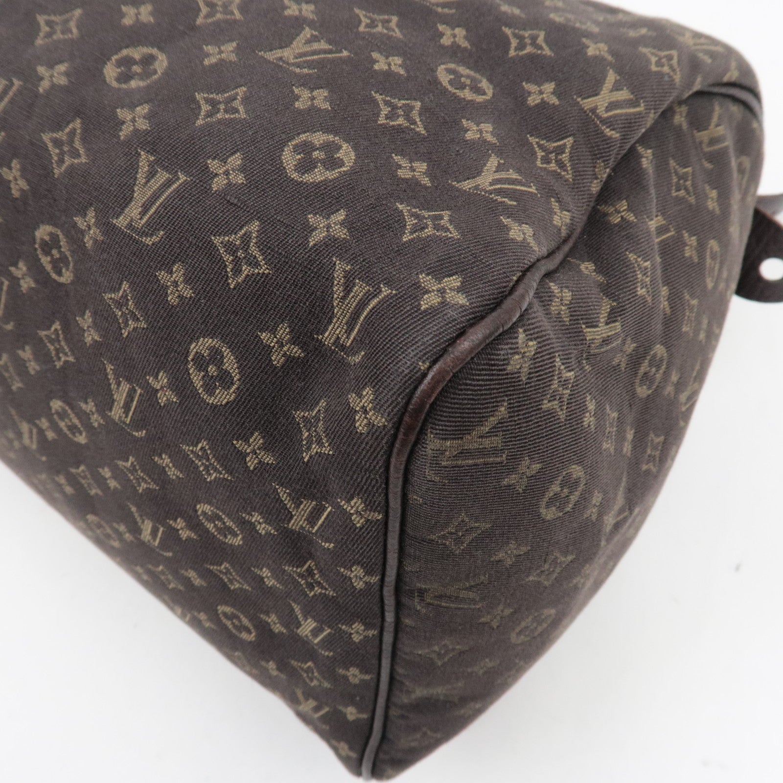 Louis Vuitton Monogram mini lin Speedy 30 Ebene M95224/SP1010 