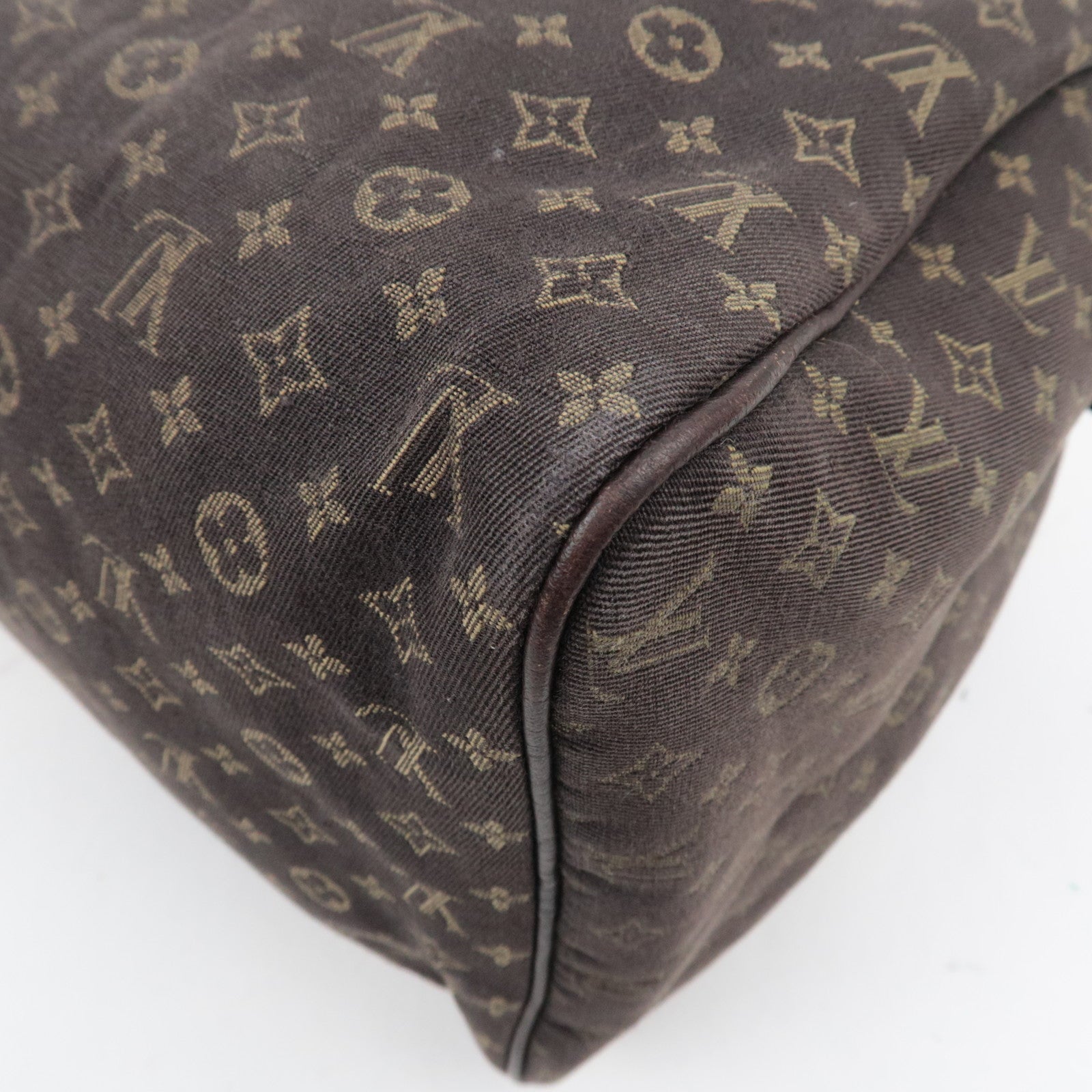 Louis Vuitton Monogram mini lin Speedy 30 Ebene M95224/SP1010 
