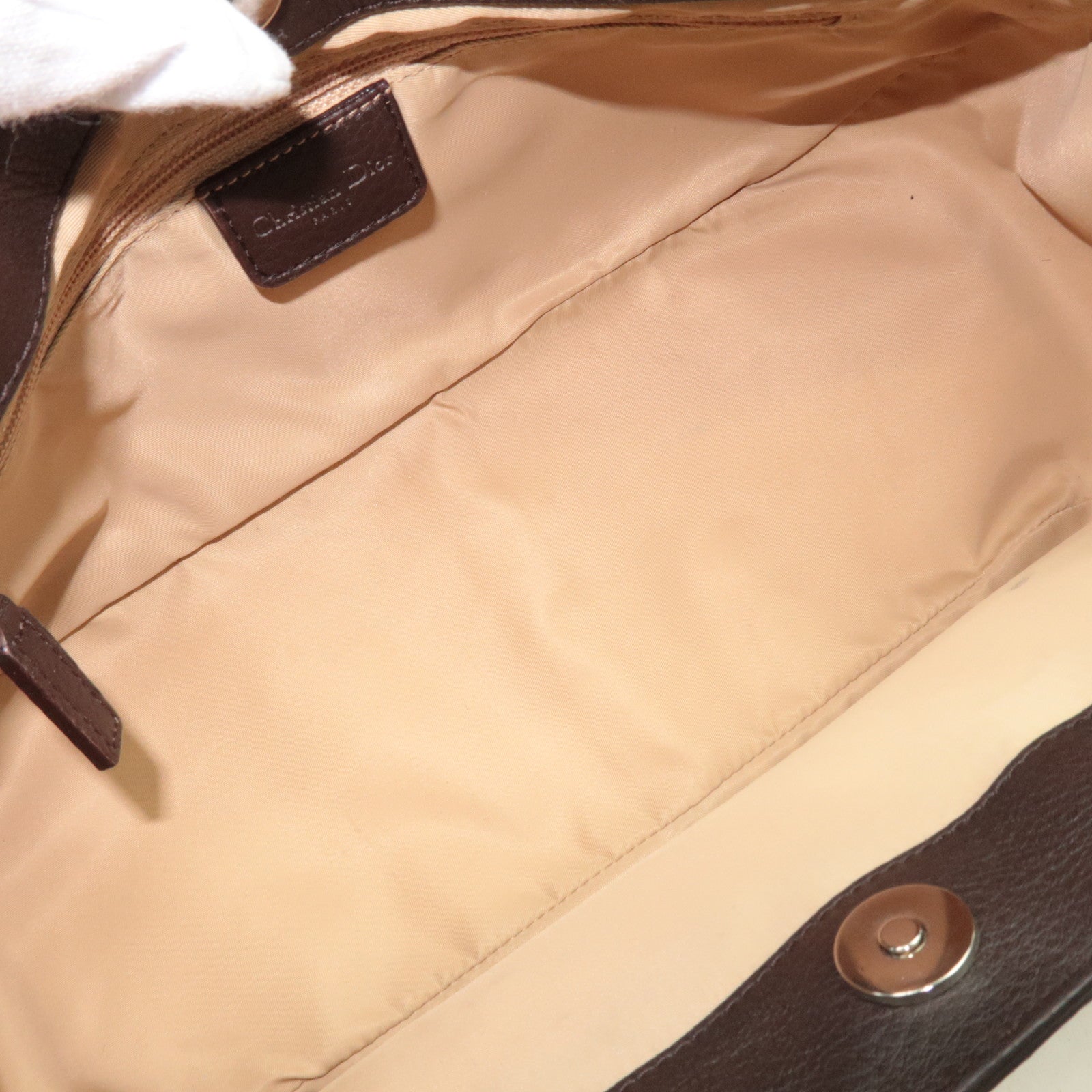 Christian Dior Trotter Street Chic Handtas Bruin *Stofzak 