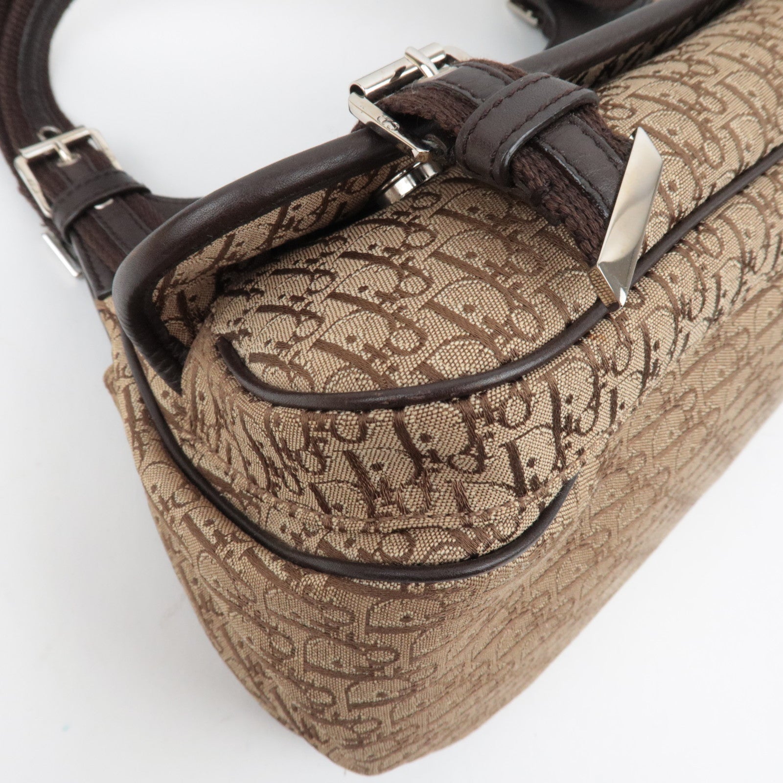 Christian Dior Trotter Street Chic Handtas Bruin *Stofzak 