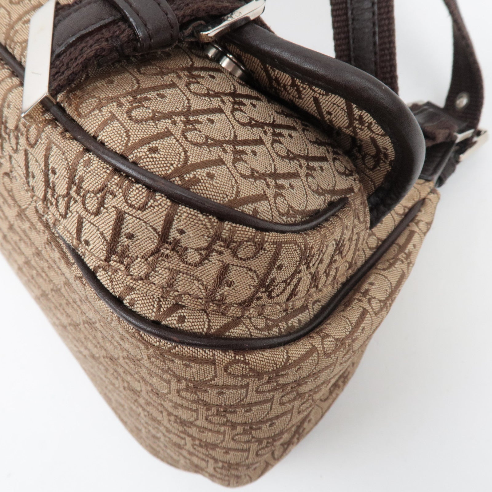 Christian Dior Trotter Street Chic Handtas Bruin *Stofzak 