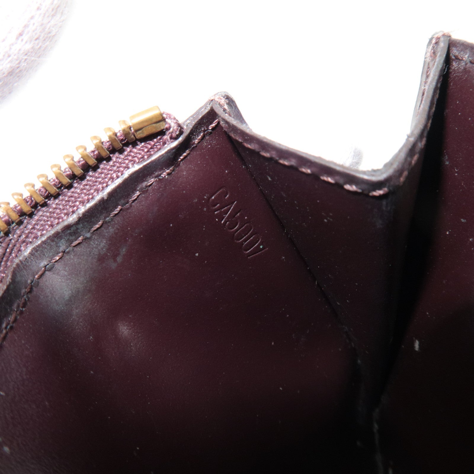 Louis Vuitton Vernis Pochette Cles NM Muntdoos Amarante M93557/ CA5007 *Doos 