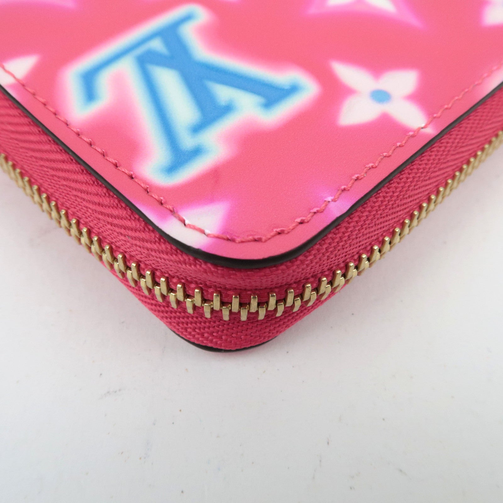 Louis Vuitton Monogram Vernis Zippy Wallet Valentine limited M81154 / IC Chip *Box, Dust bag