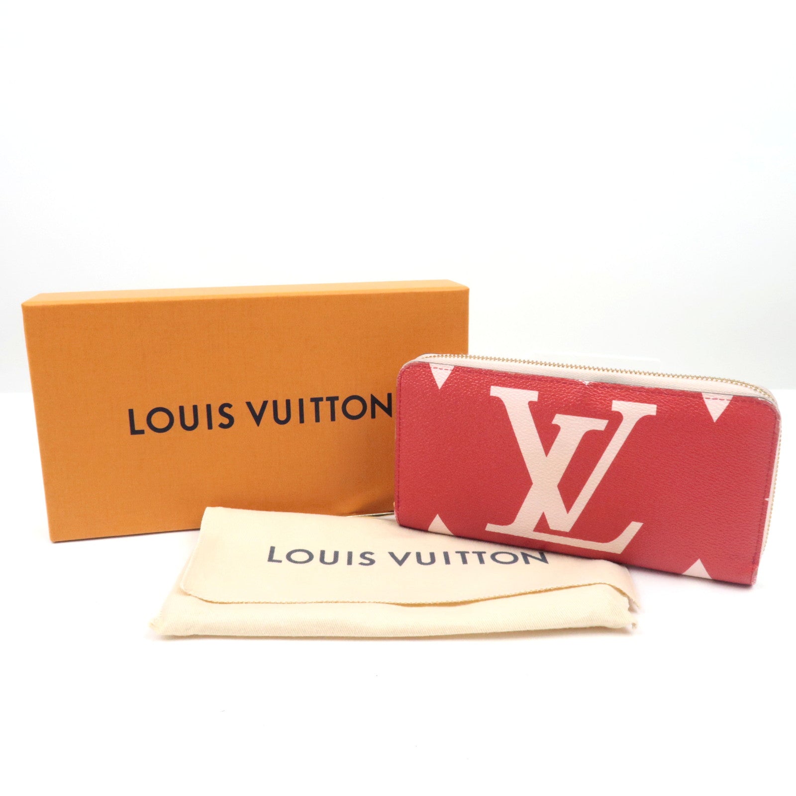 Louis Vuitton Monogram Vernis Zippy Wallet Rood Roze M67550/CI1169 Doos, Stofzak 