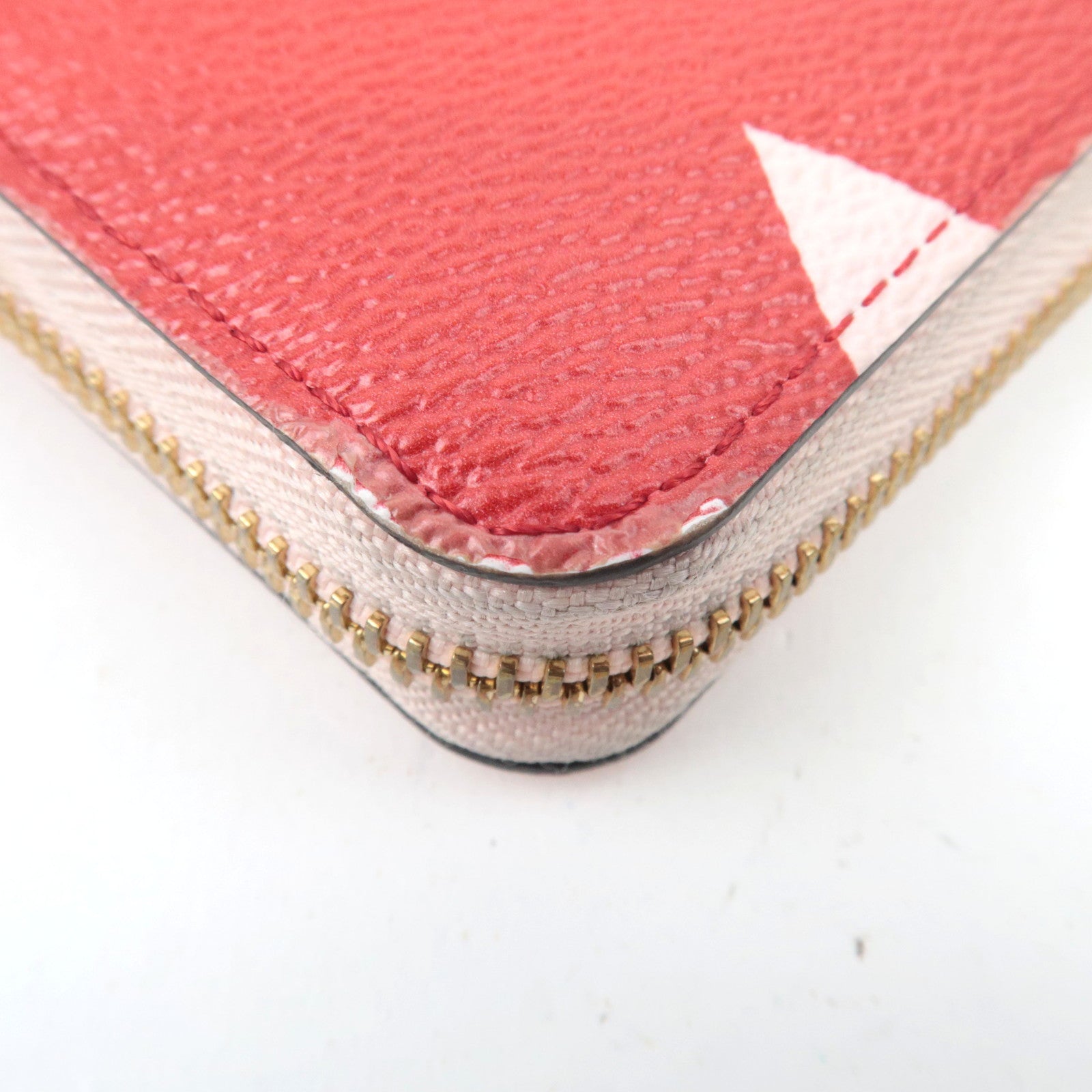 Louis Vuitton Monogram Vernis Zippy Wallet Rood Roze M67550/CI1169 Doos, Stofzak 