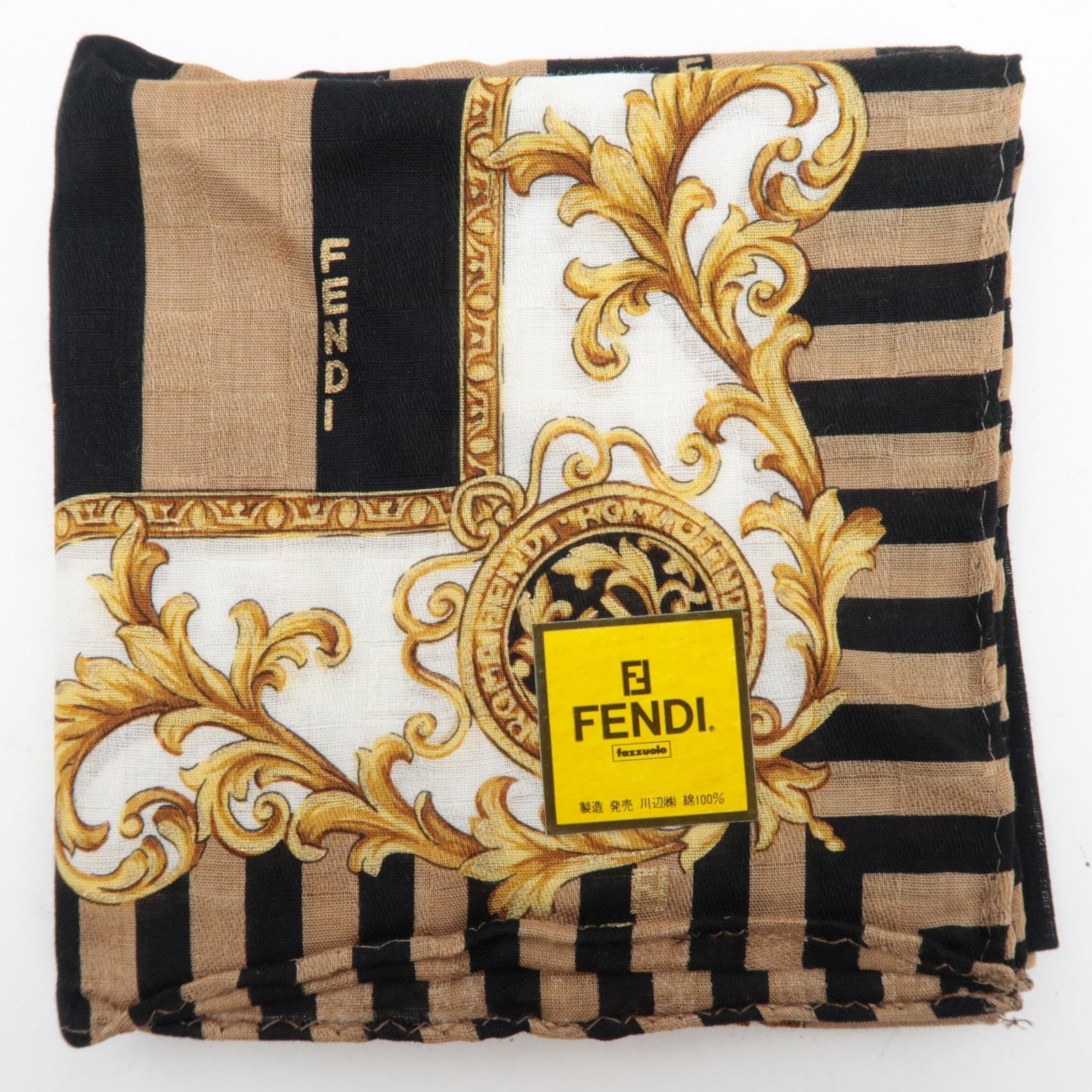 Set of 5 FENDI Cotton 100% Handkerchief