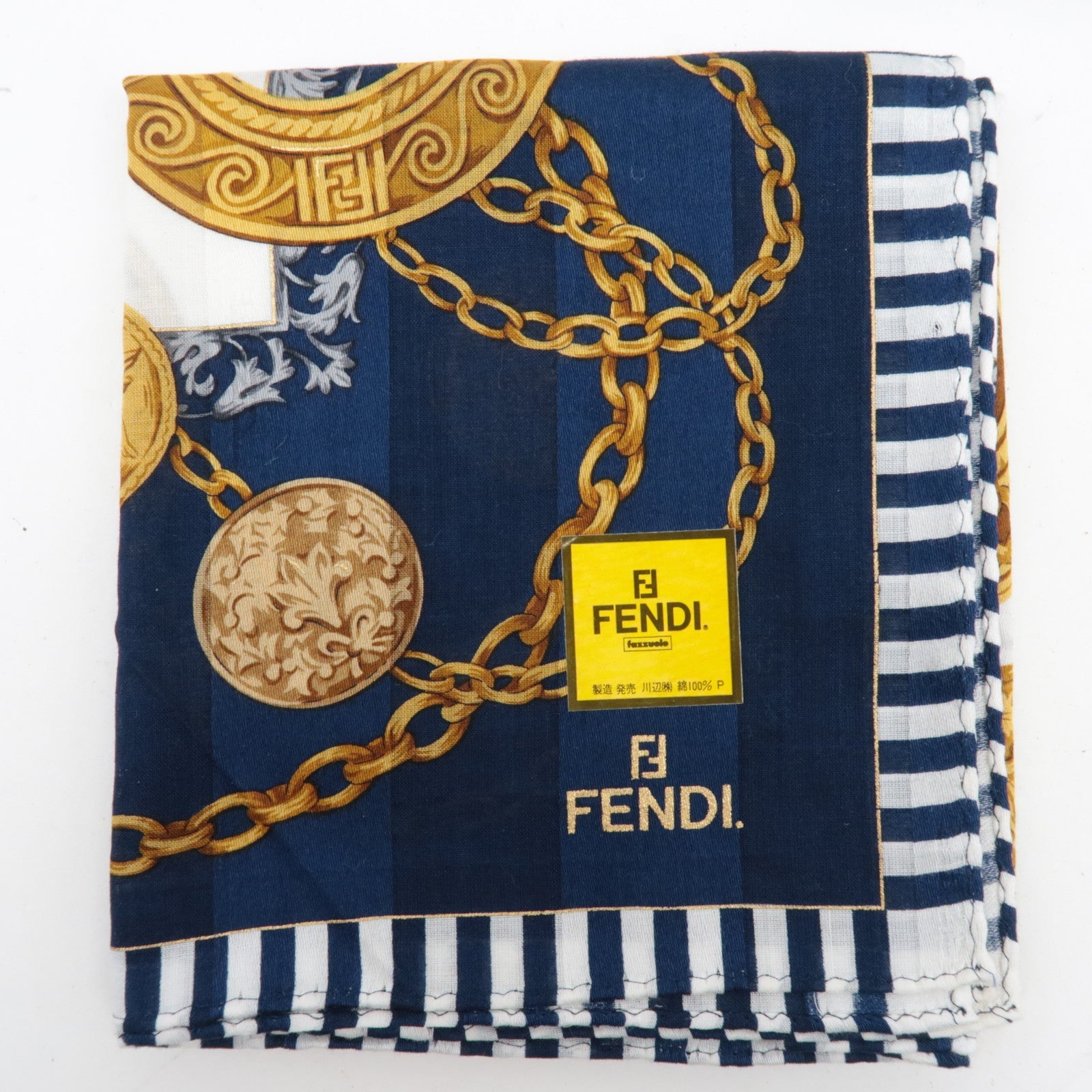 Set of 5 FENDI Cotton 100% Handkerchief