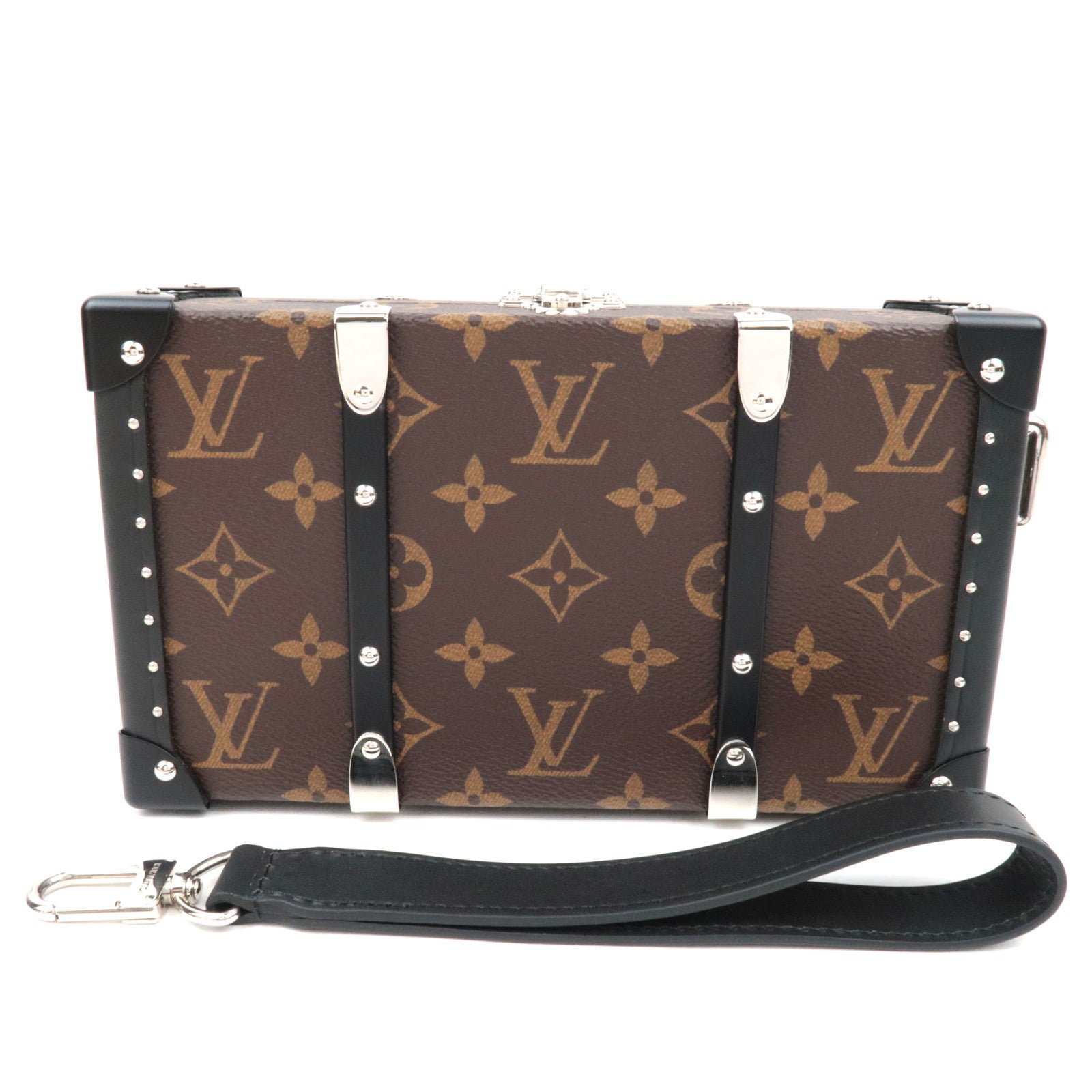 Louis Vuitton Monogram Macassar Wallet Trunk M20250/RFID *Dust bag, Strap