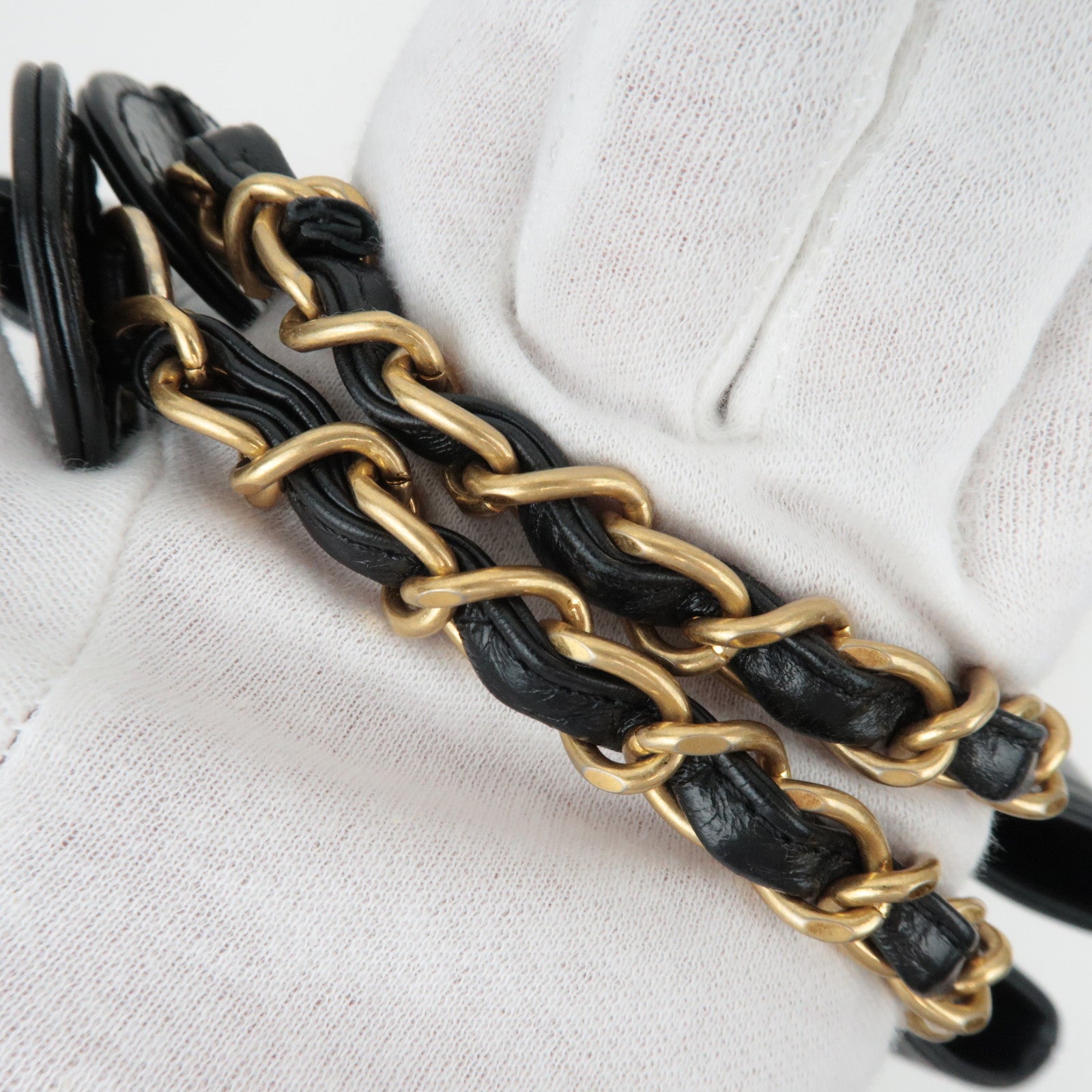 CHANEL In the Mix 2way Chain Bag Lambskin Gold HDW *Guarantee card