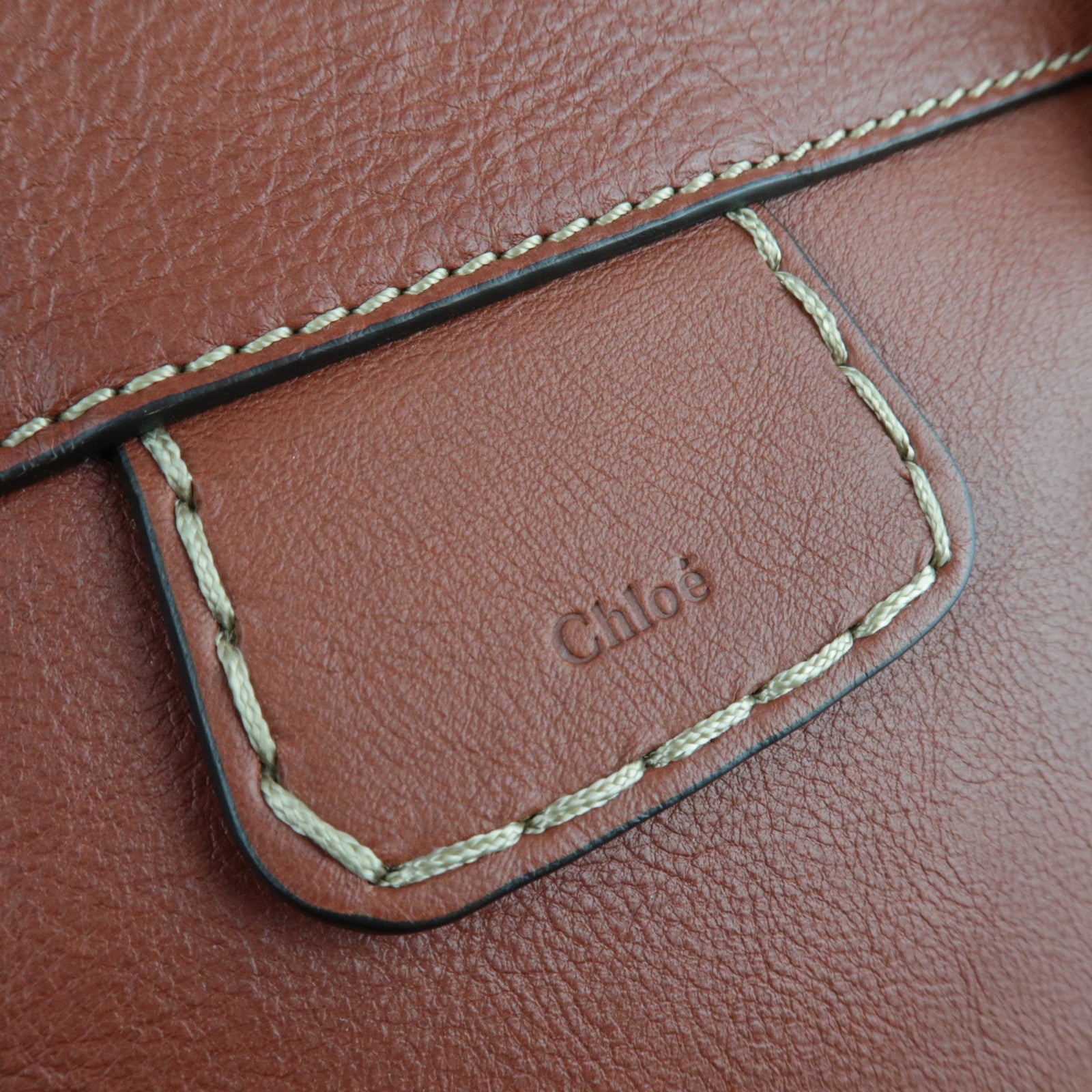 Chloe Edith Large Tote Bag Brown *Dust Bag