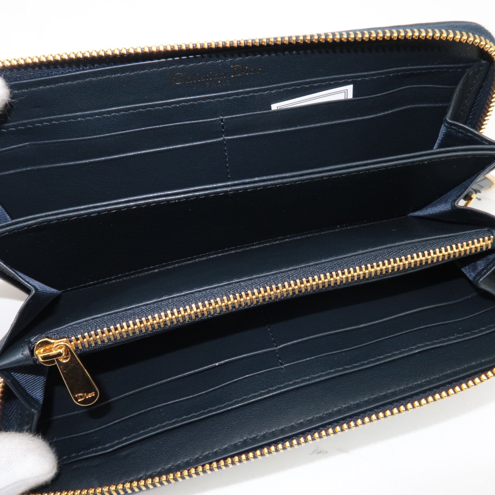 Christian Dior Oblique Jaquard Montaigne long Wallet S2094UTZQ M928/41-MA-0221 *Box, Dust bag