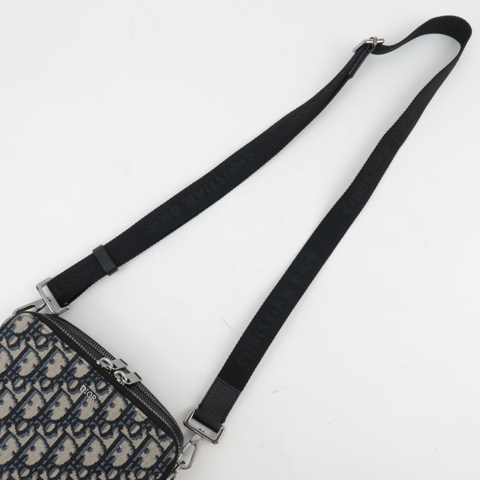 Dior Oblique Shoulder bag Navy *Dust Bag, Shoulder Strap