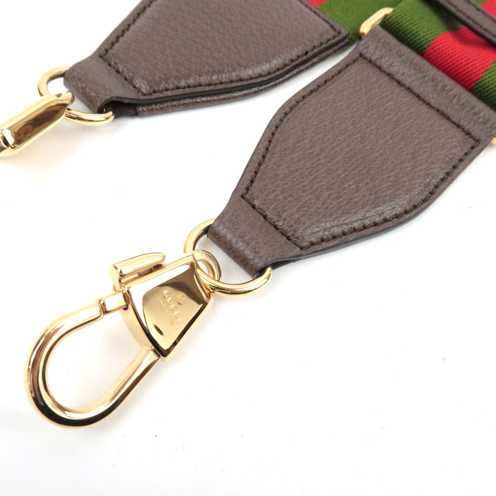 GUCCI Jumbo GG Canvas Leather 2WAY Handtas Beige Bruin 699406 *Stofzak, Riem 