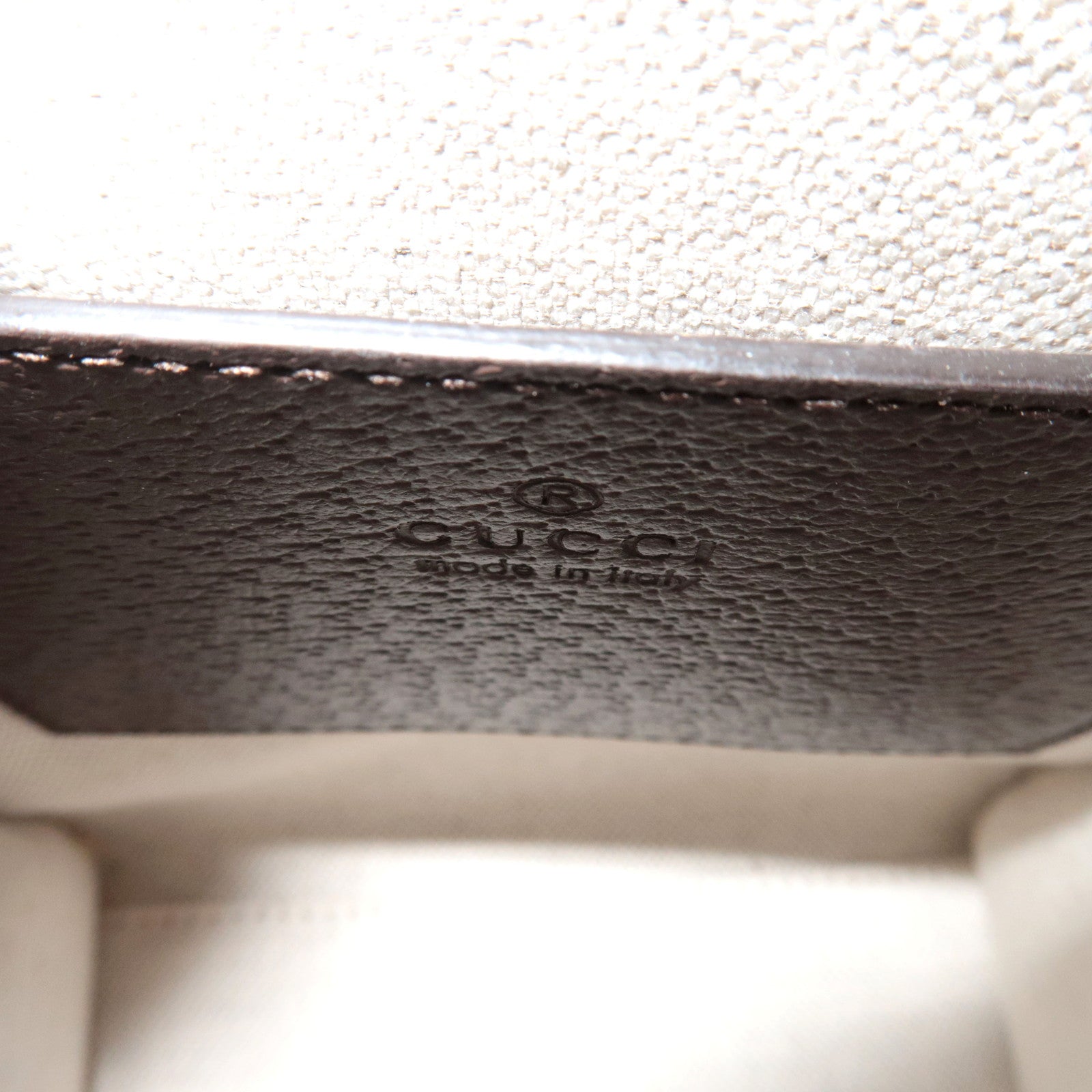 GUCCI Jumbo GG Canvas Leather 2WAY Handtas Beige Bruin 699406 *Stofzak, Riem 