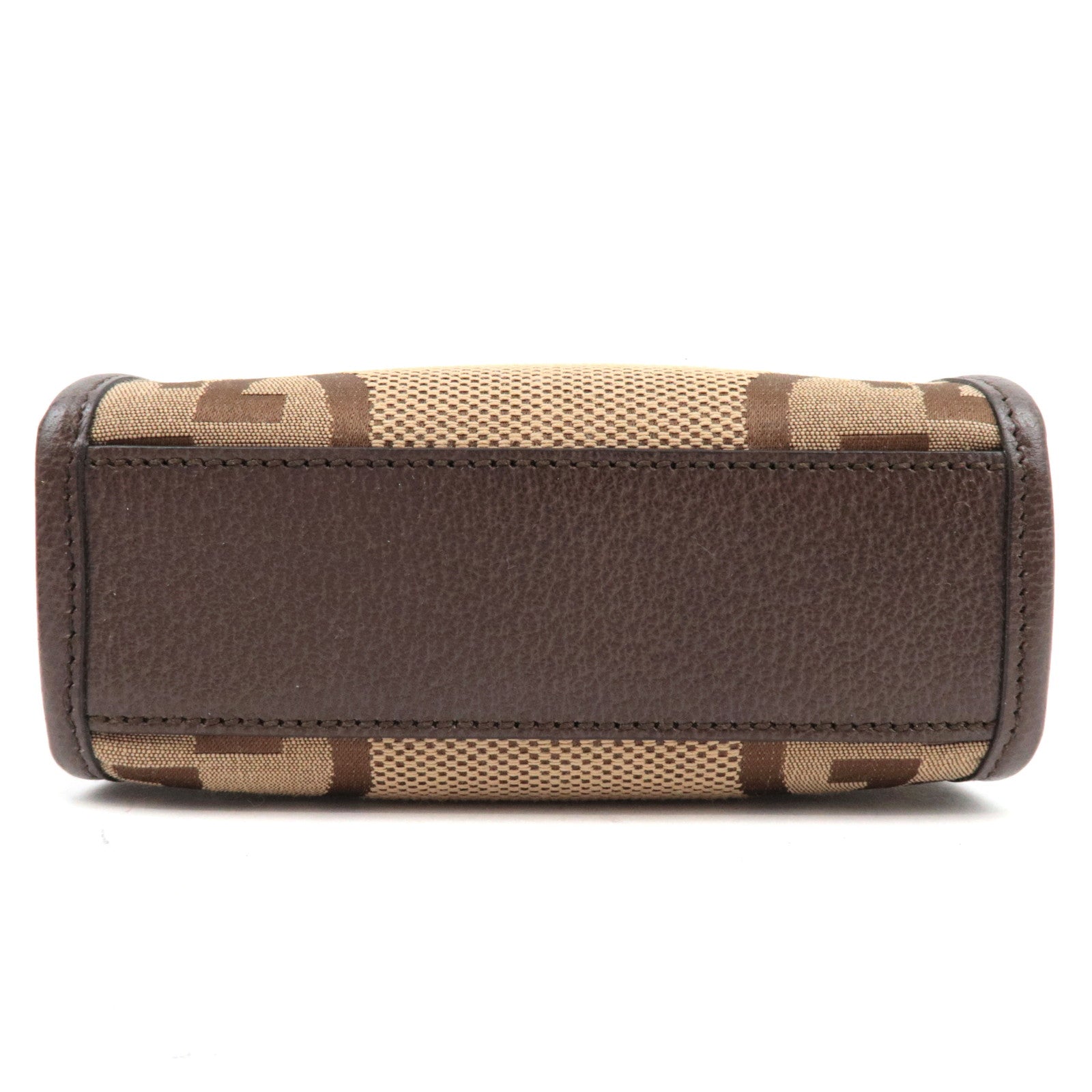 GUCCI Jumbo GG Canvas Leather 2WAY Handtas Beige Bruin 699406 *Stofzak, Riem 