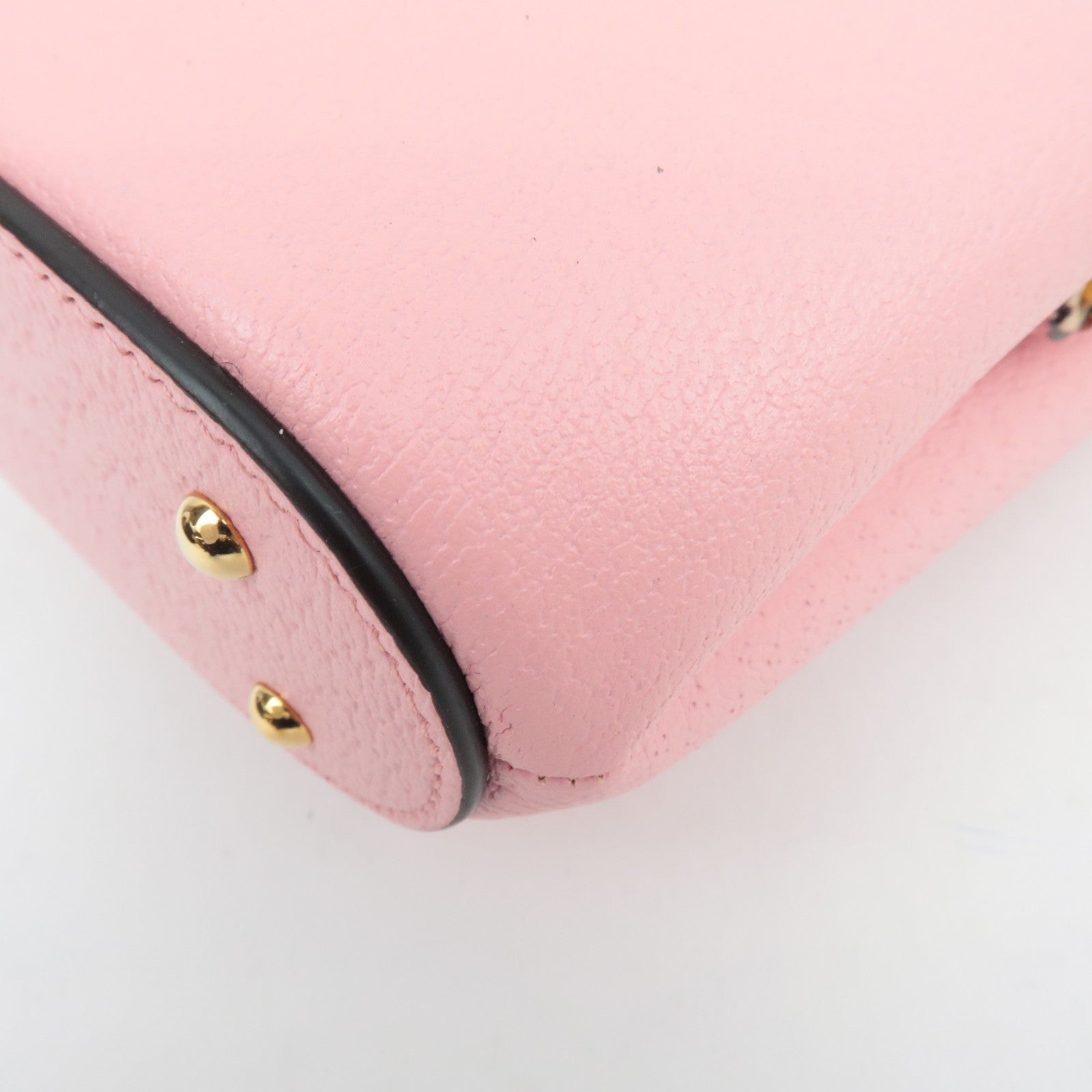 GUCCI Bamboo Mini Bucket 2WAY Bag Roze 616436 000926 *Stofzak, Riem 