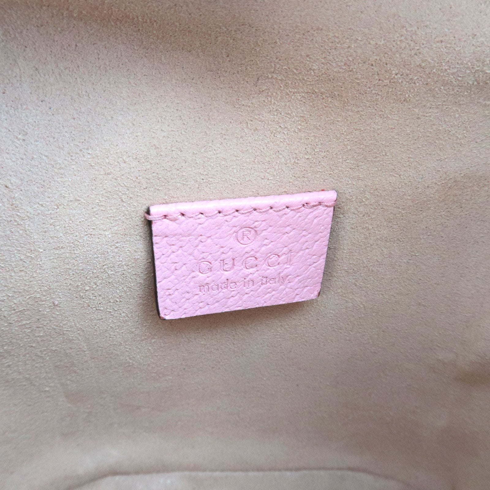 GUCCI Bamboo Mini Bucket 2WAY Bag Roze 616436 000926 *Stofzak, Riem 