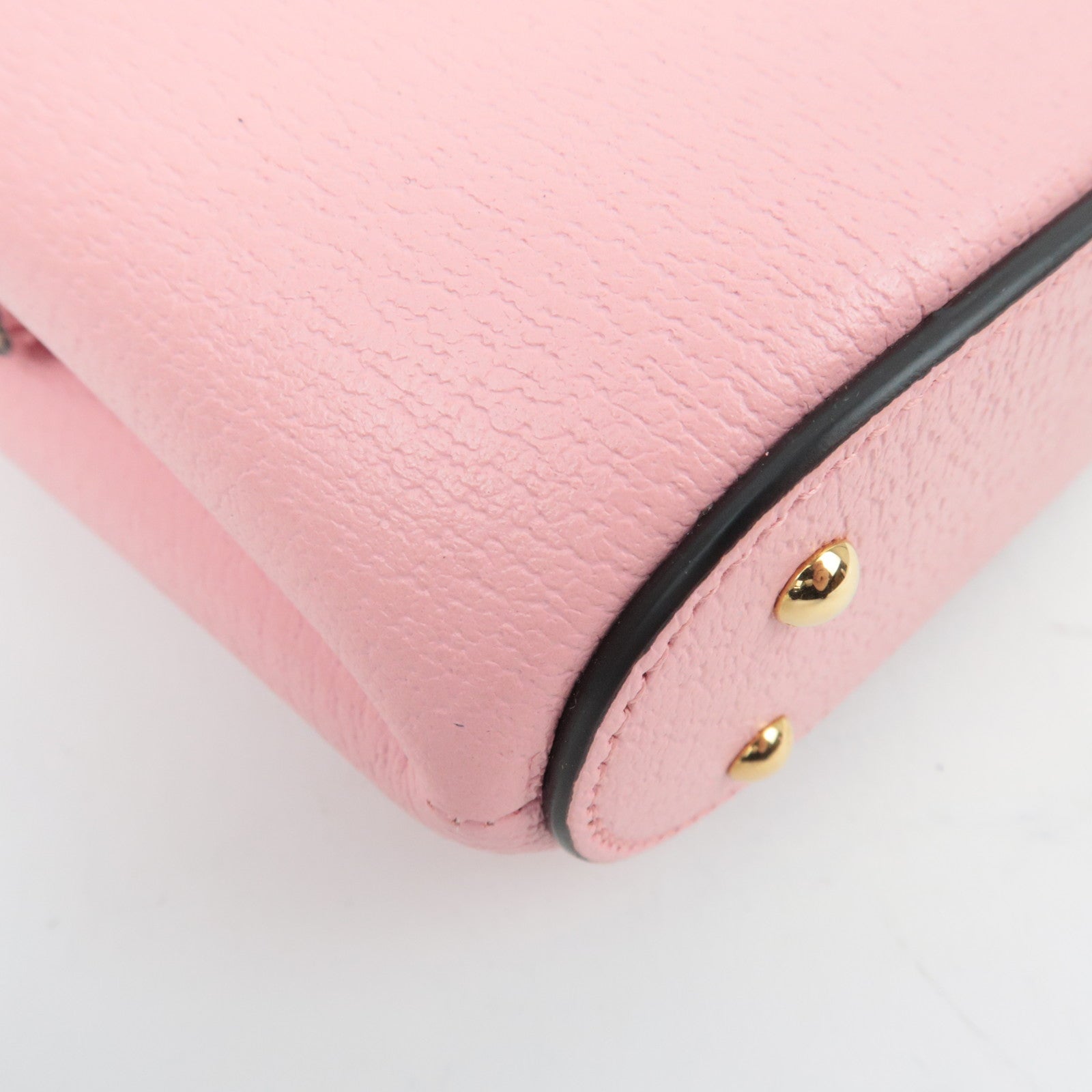 GUCCI Bamboo Mini Bucket 2WAY Bag Roze 616436 000926 *Stofzak, Riem 