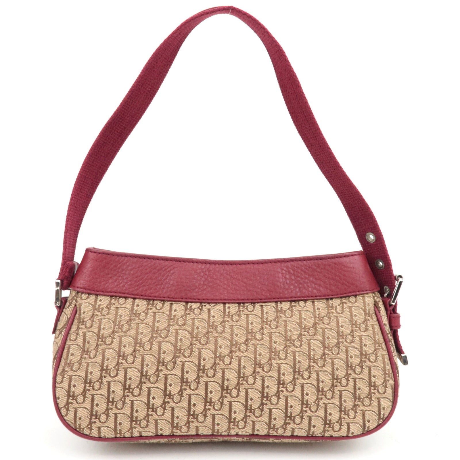 Dior Trotter Street Chic Mini Shoulder Bag Beige Red *Dust Bag