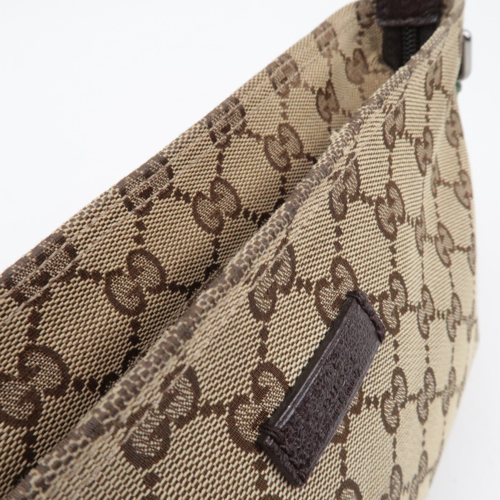 GUCCI  GG Canvas Sherry Shoulder Bag Beige 189749