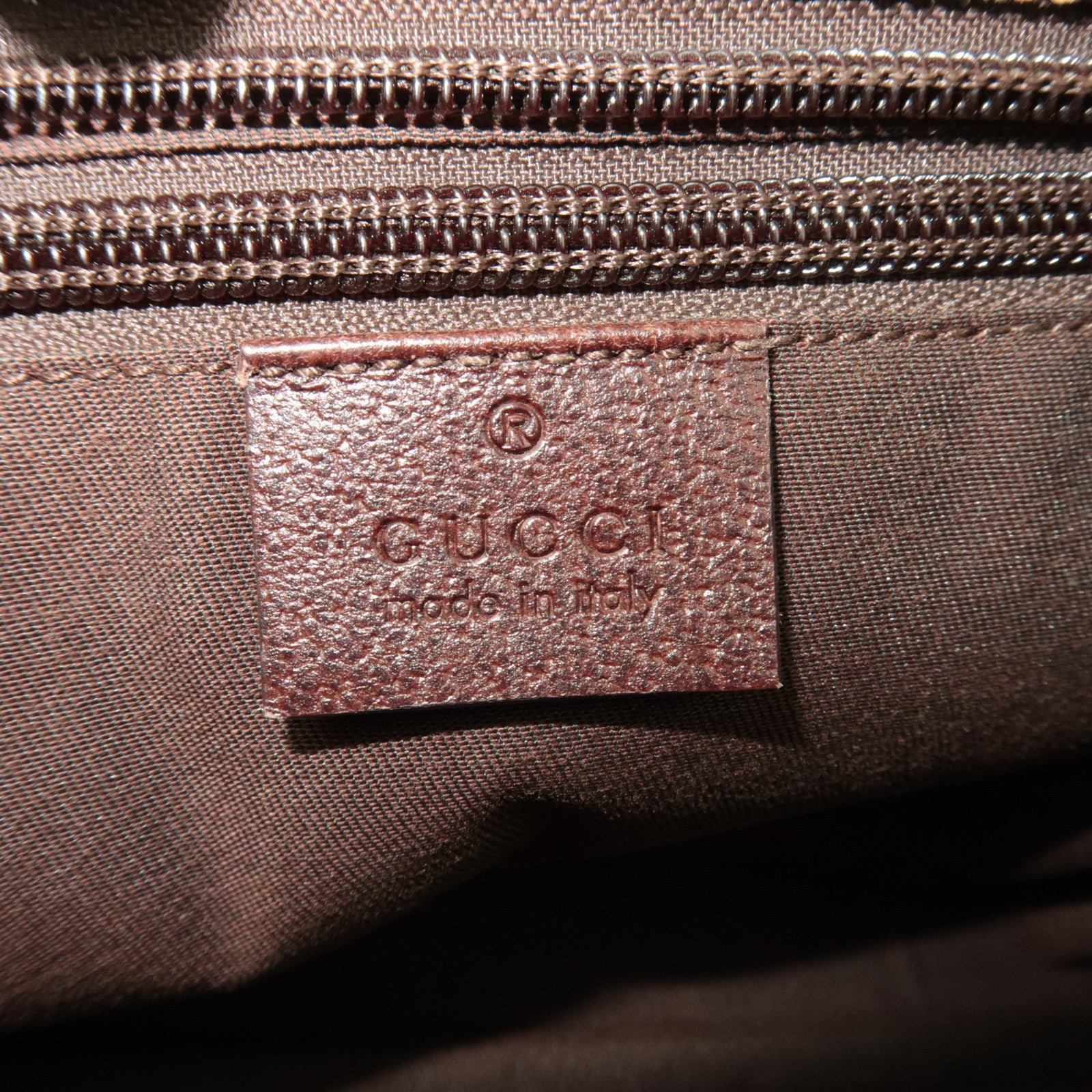 GUCCI  GG Canvas Sherry Shoulder Bag Beige 189749