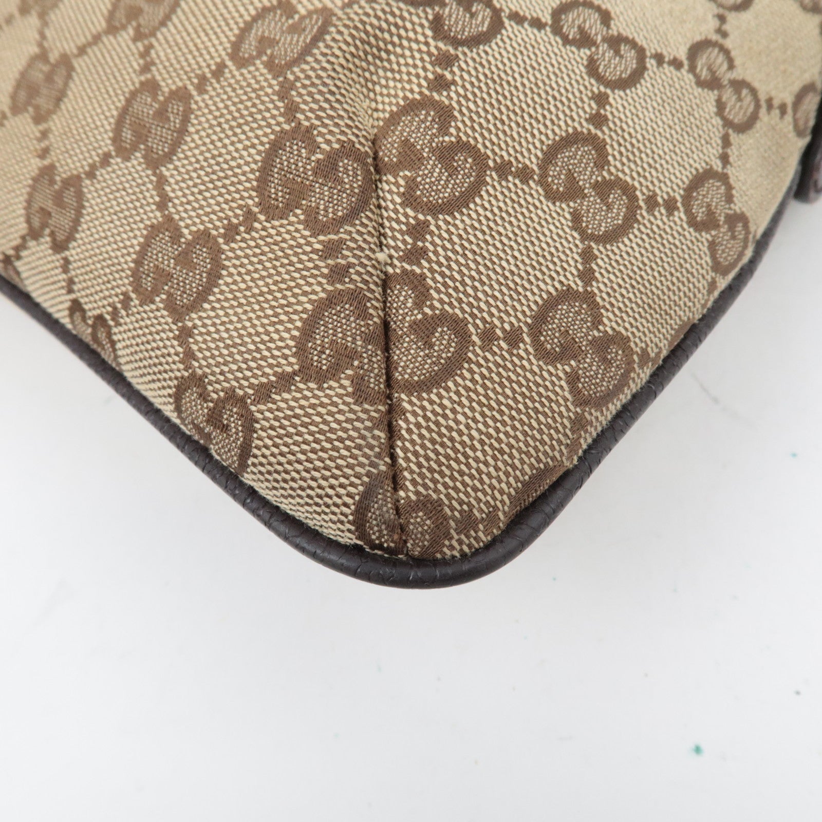 GUCCI  GG Canvas Sherry Shoulder Bag Beige 189749