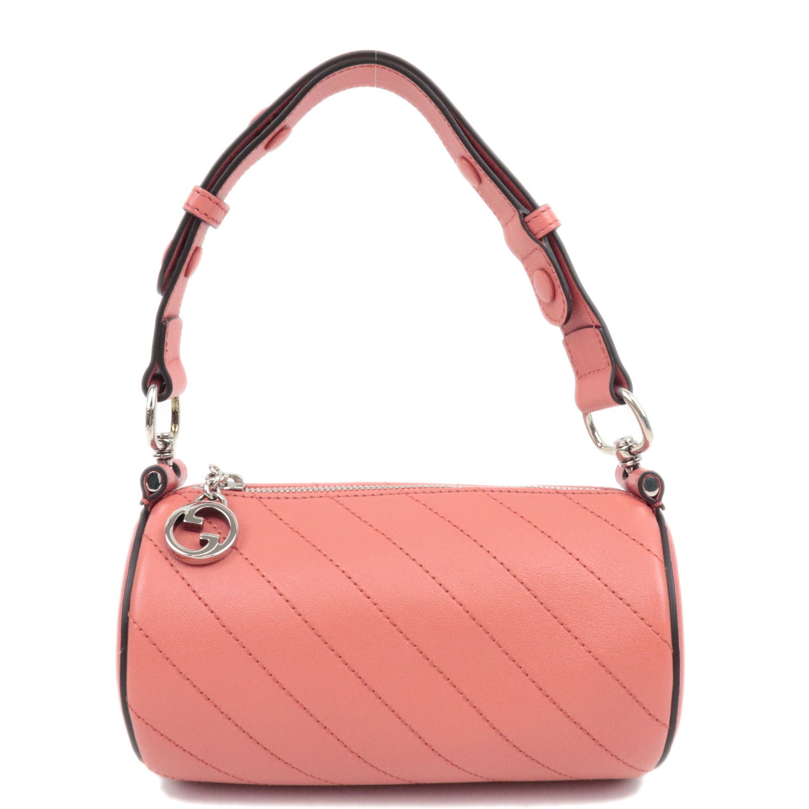 GUCCI Blondie Leather Shoulder Bag Pink 760170 *Dust Bag