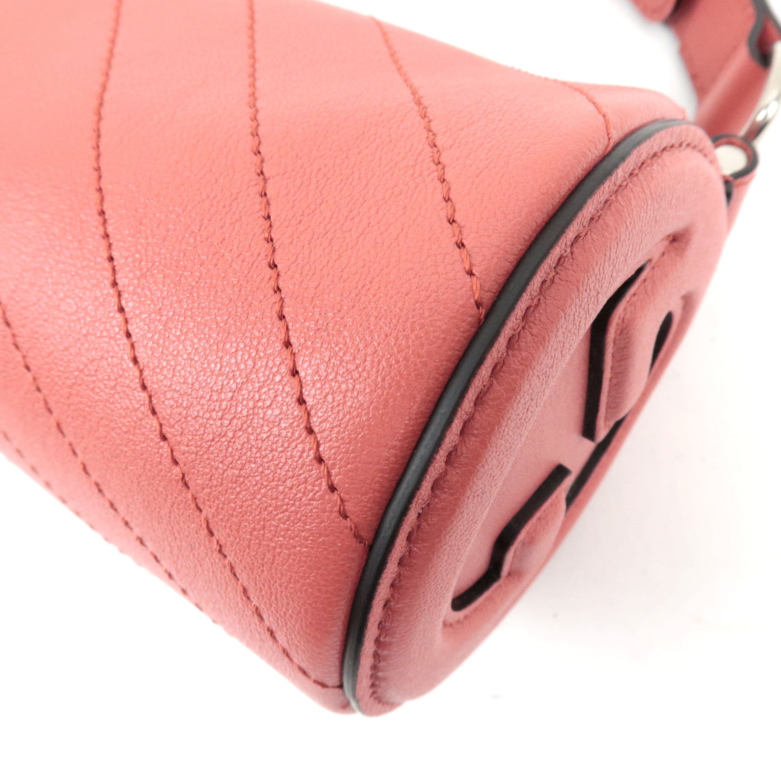 GUCCI Blondie Leather Shoulder Bag Pink 760170 *Dust Bag