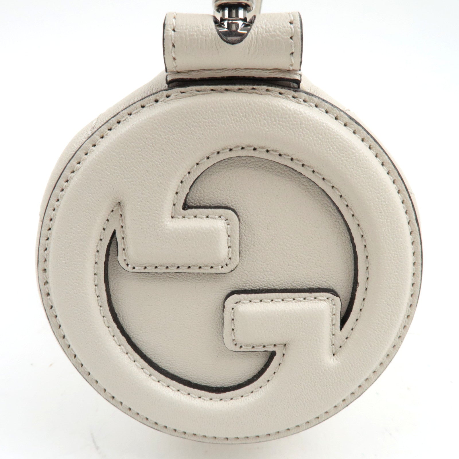 GUCCI Blondie Leather Shoulder Bag White 760170 *Dust Bag