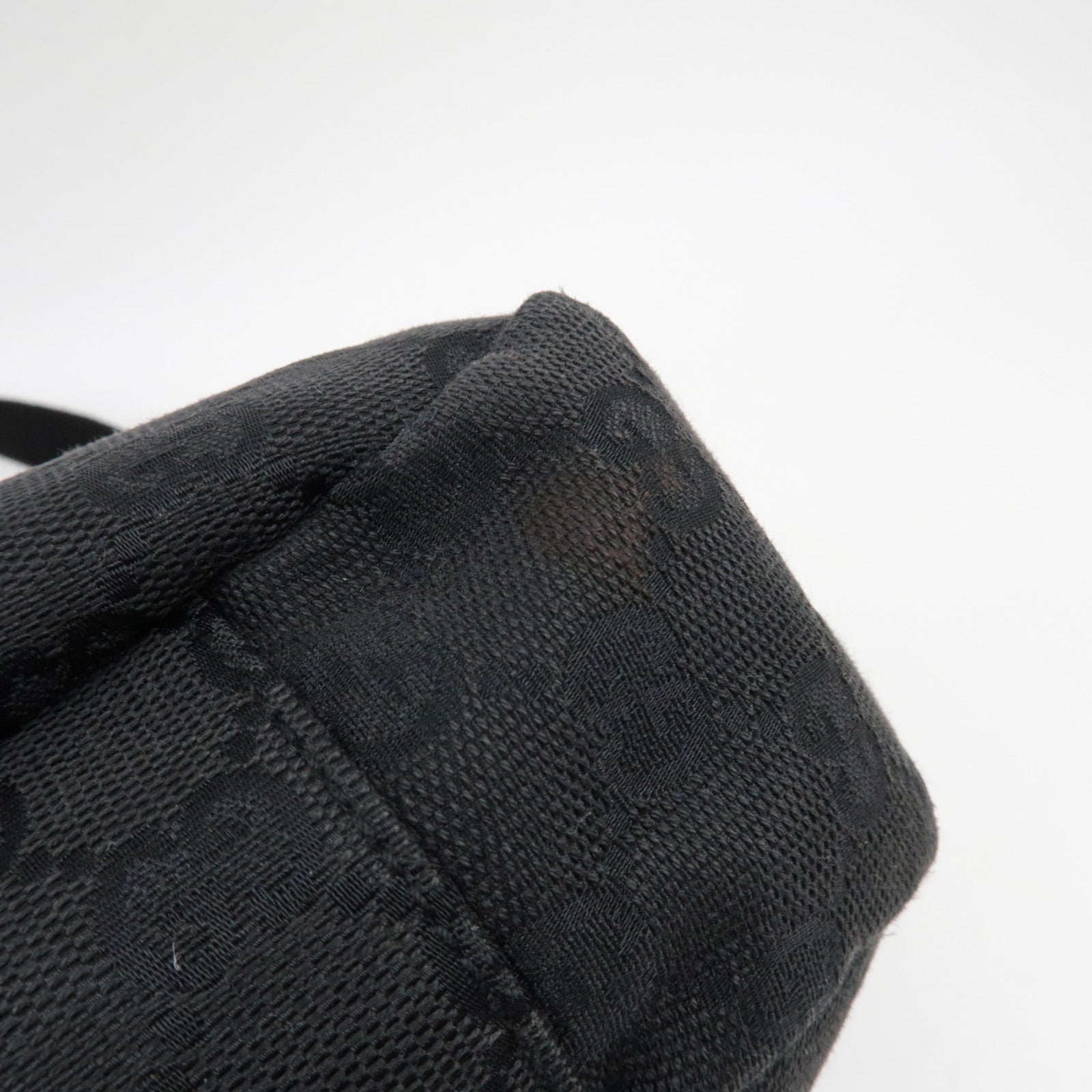 GUCCI GG Canvas Schoudertas Zwart 90762 *Stofzak 