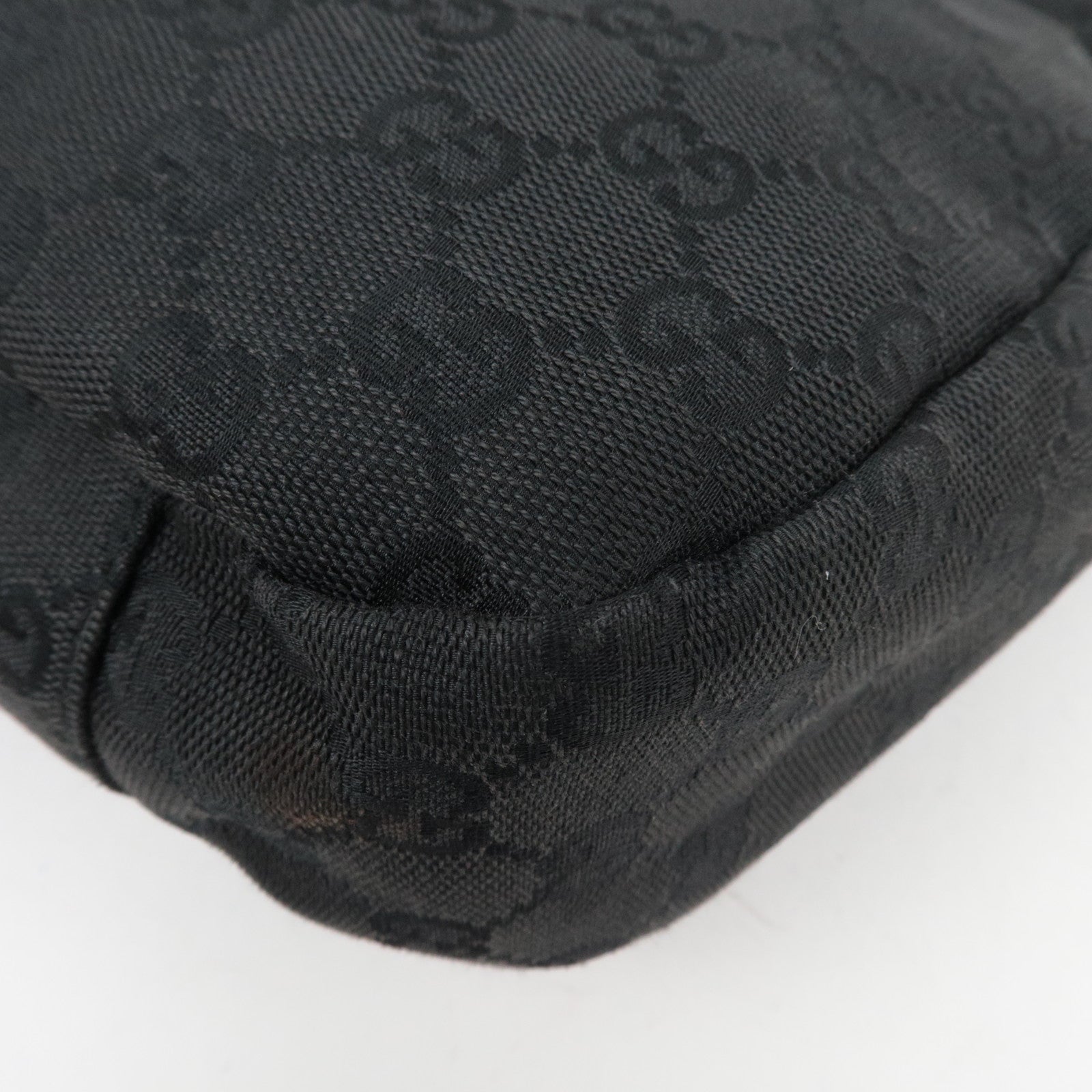 GUCCI GG Canvas Schoudertas Zwart 90762 *Stofzak 