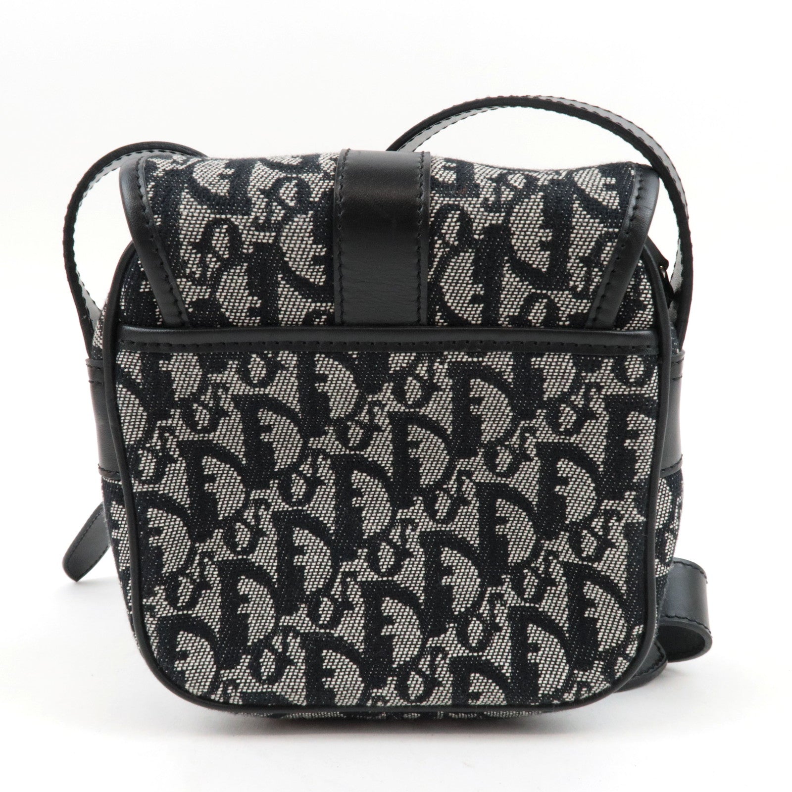 Christian Dior Trotter Mini Shoulder Bag Navy *Dust Bag