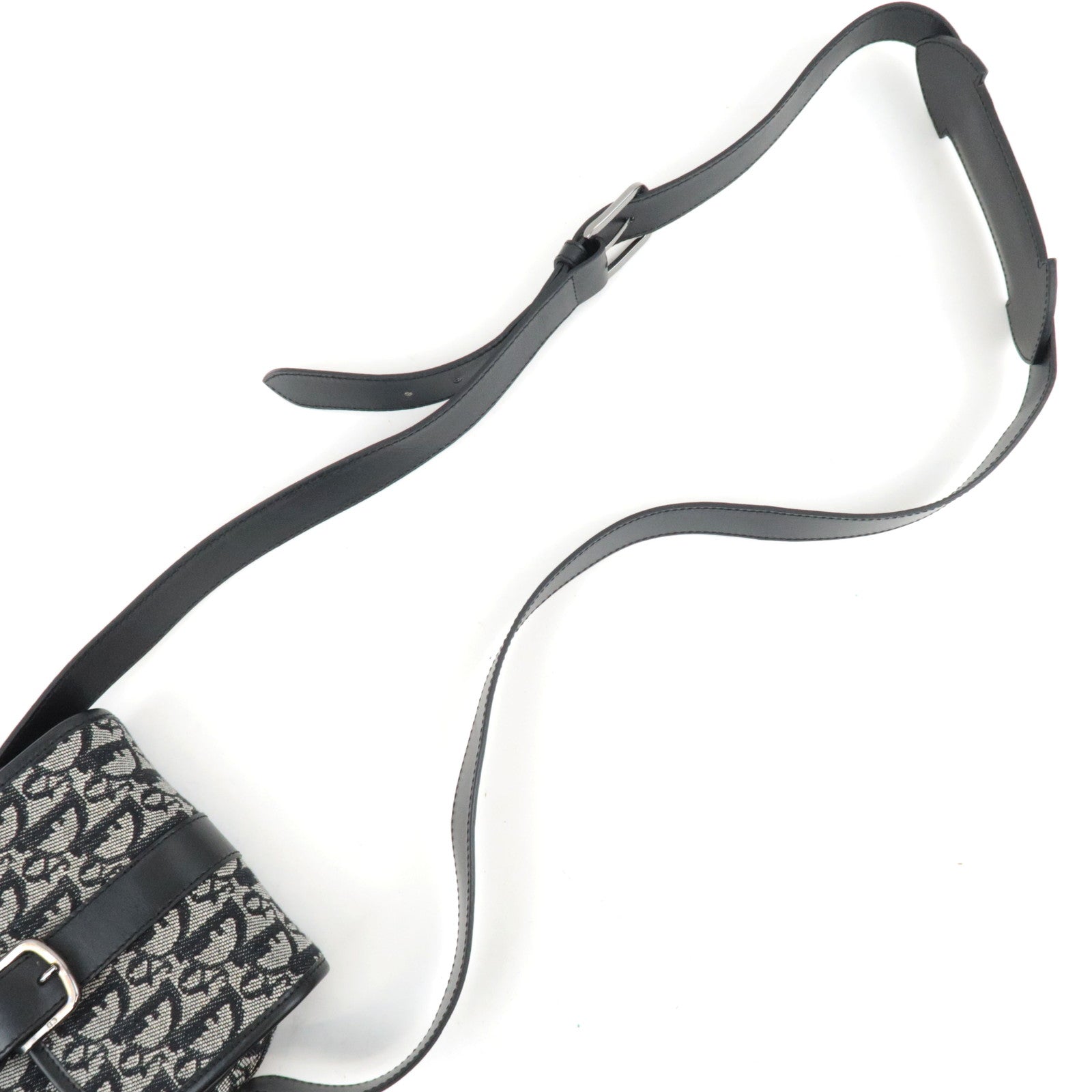 Christian Dior Trotter Mini Shoulder Bag Navy *Dust Bag