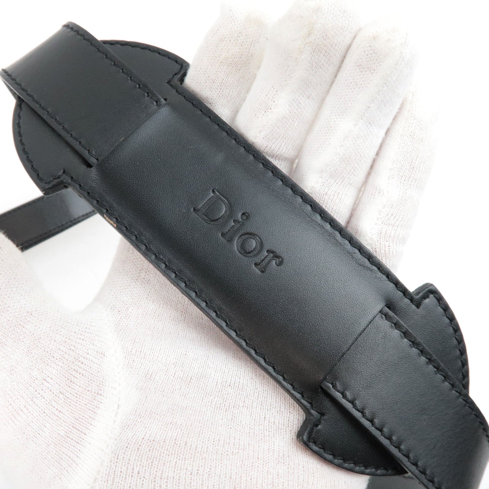 Christian Dior Trotter Mini Shoulder Bag Navy *Dust Bag