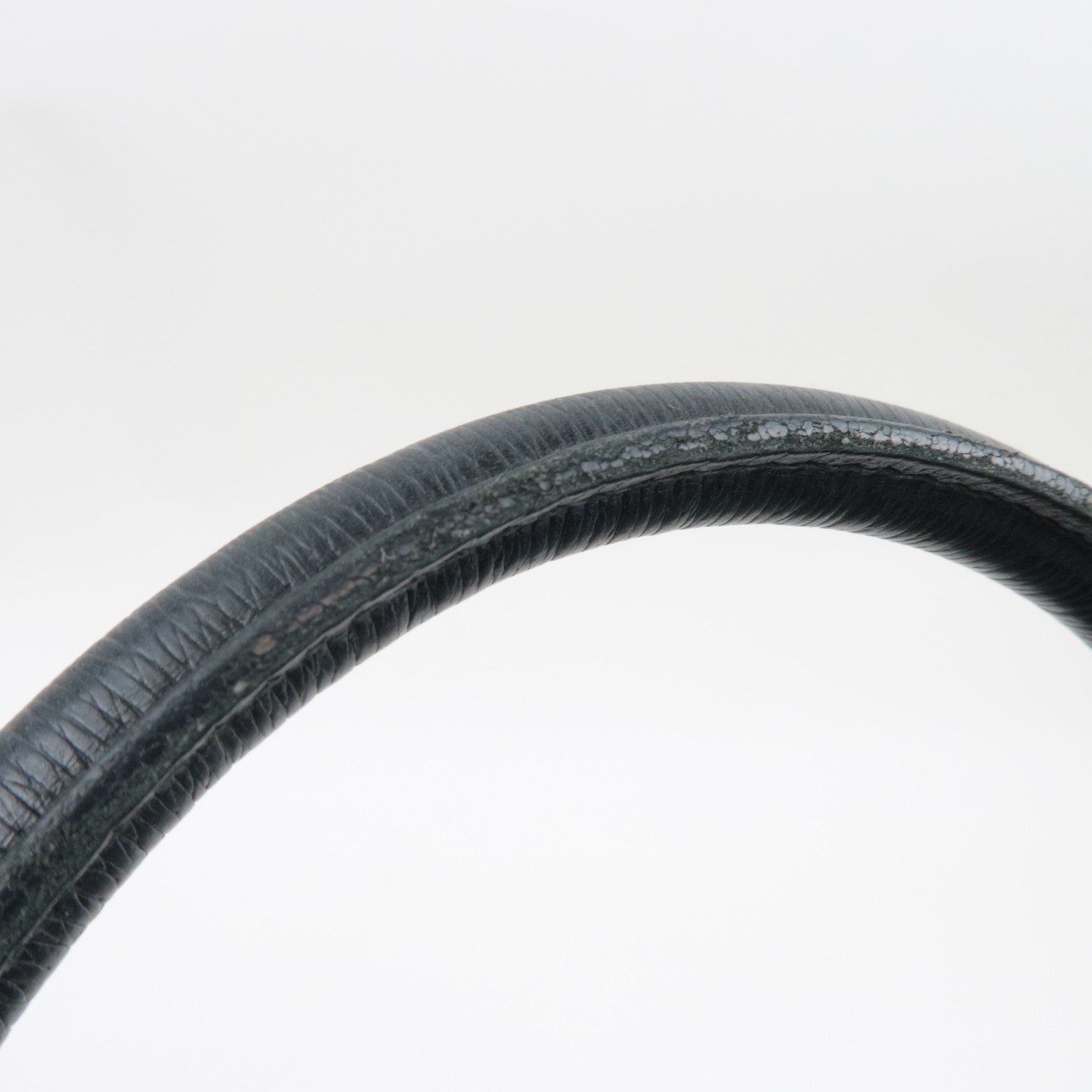 GUCCI Handbag Leather Black  002・1090