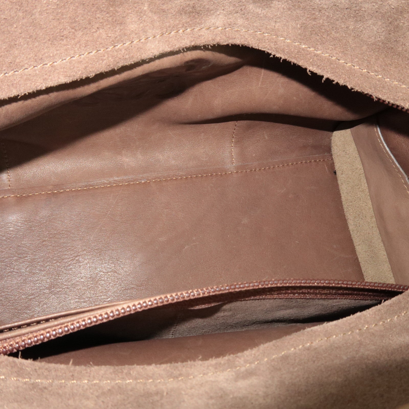 Loewe Anagram Amazona 28 Handbag Suede Brown *Crochette, Key Lock 