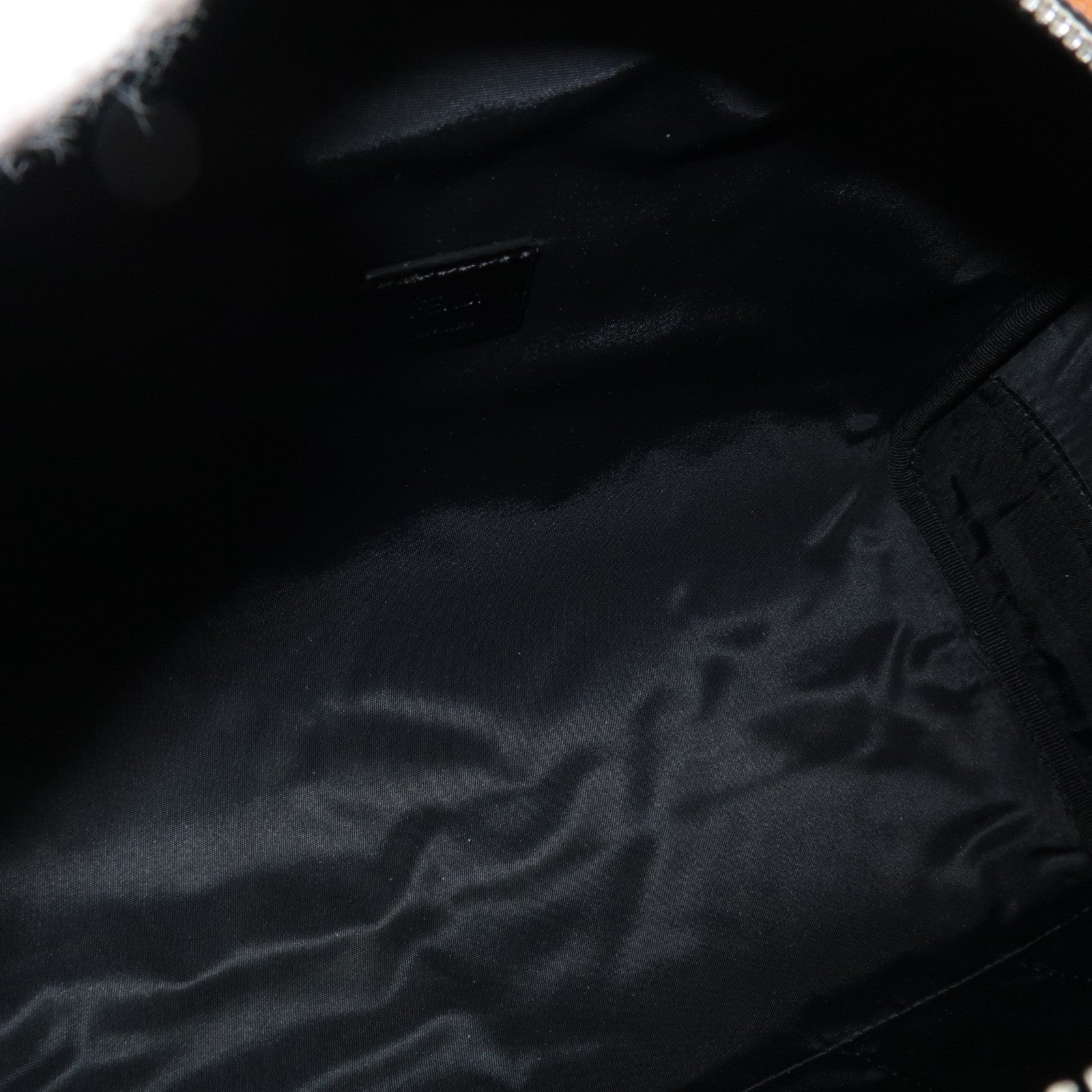 FENDI Toilettas Clutch Leer Bruin 7AS378 *Stofzak 