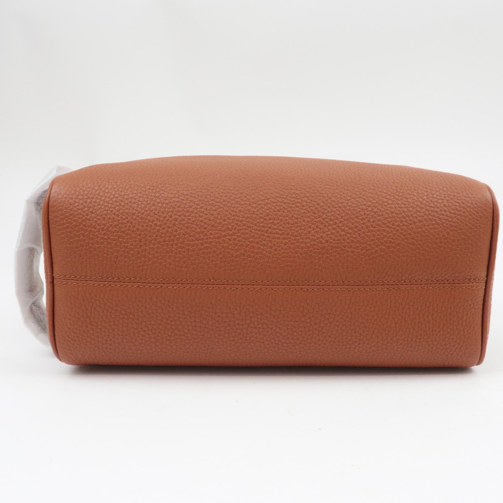 FENDI Toilettas Clutch Leer Bruin 7AS378 *Stofzak 